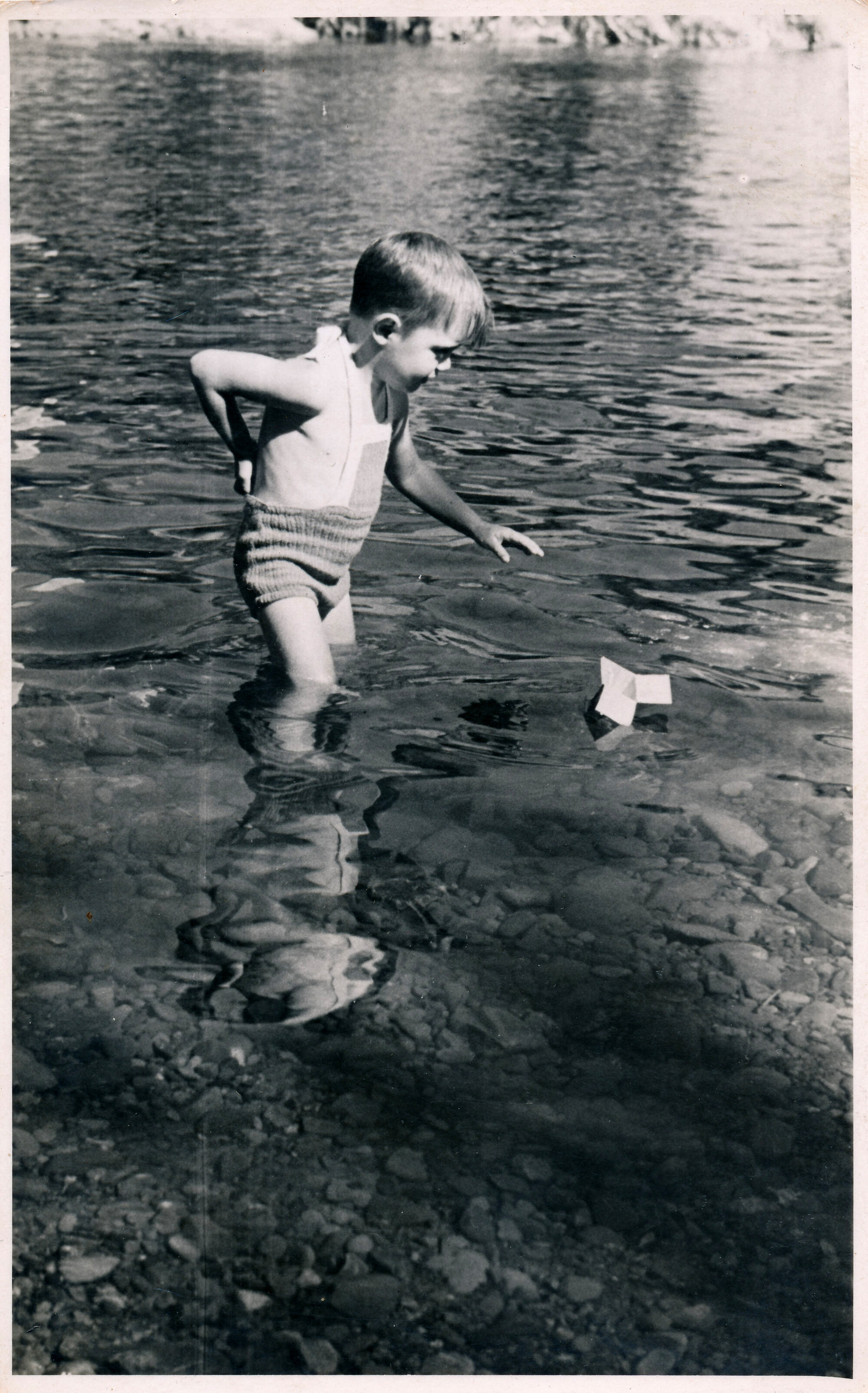 Russell Sager as a child 1 ("Busy back and front")