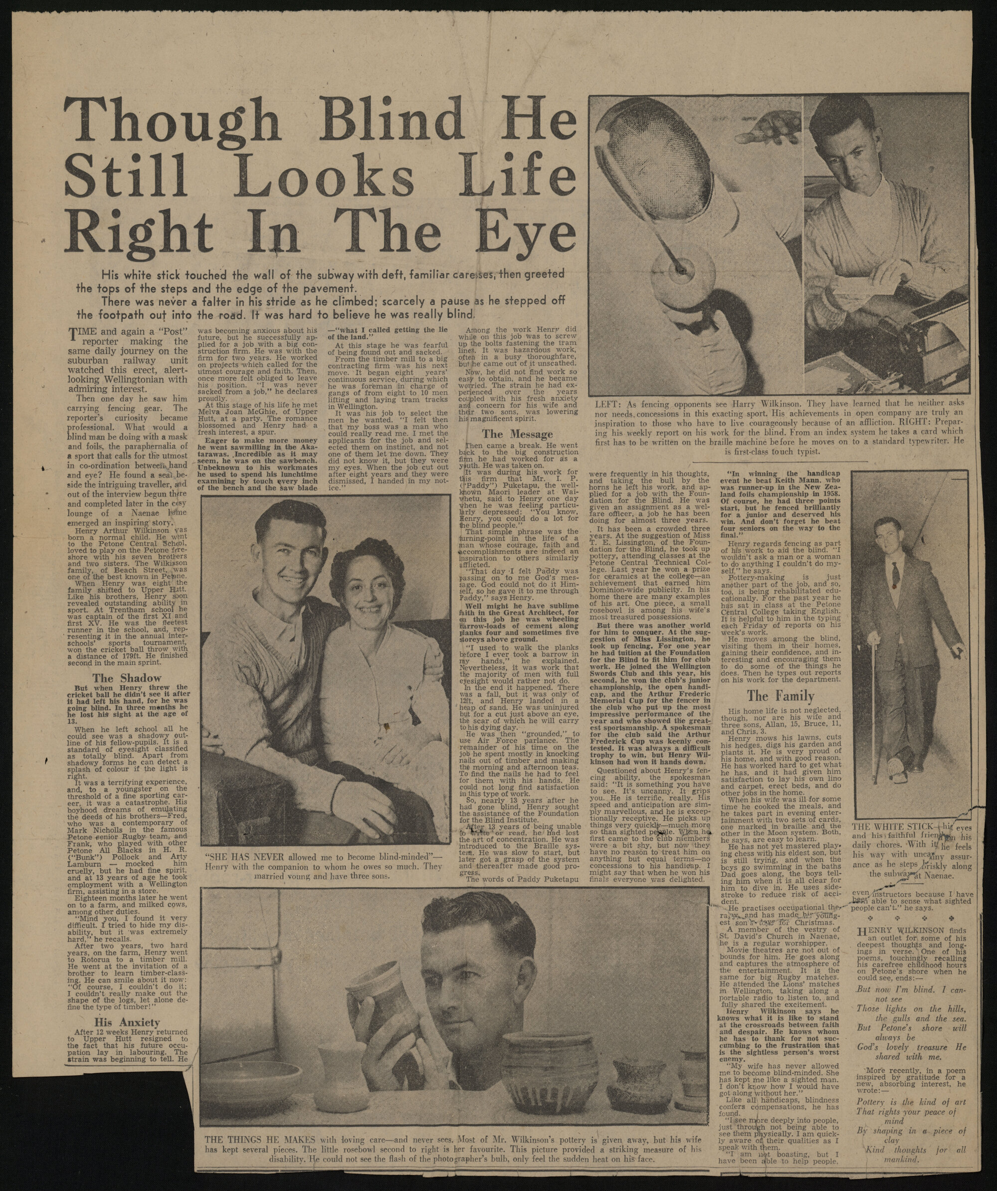 Braille Week newspaper clippings 2