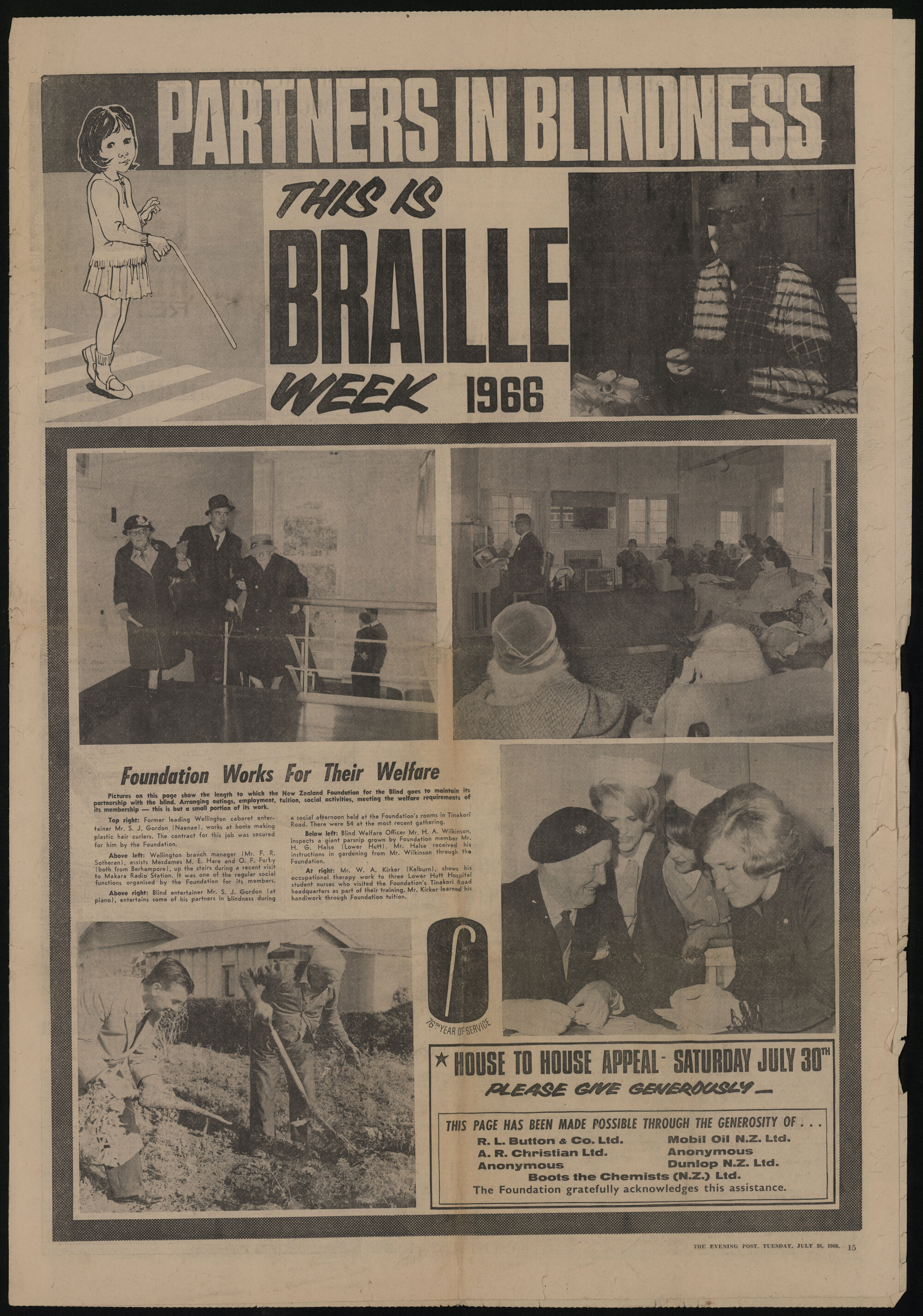 Braille Week newspaper clippings 3