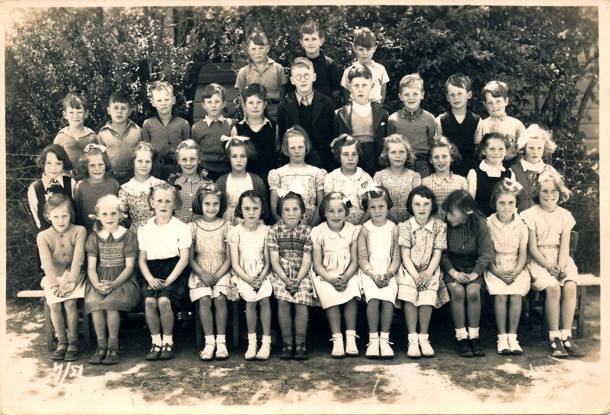 Trentham School, 1951 Standard 1 (?)