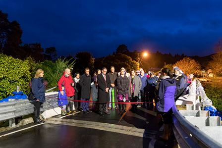 Akatarawa bridge 3 Construction; Blessing of the Birchville Bridge; 2017