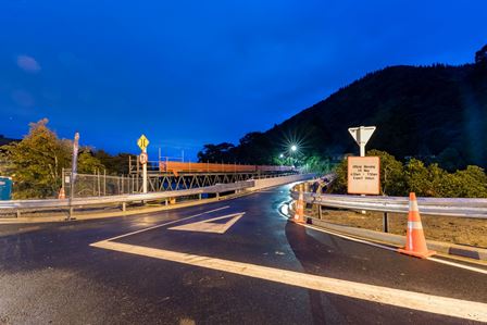 Akatarawa bridge 3 construction 13; morning of the official blessing