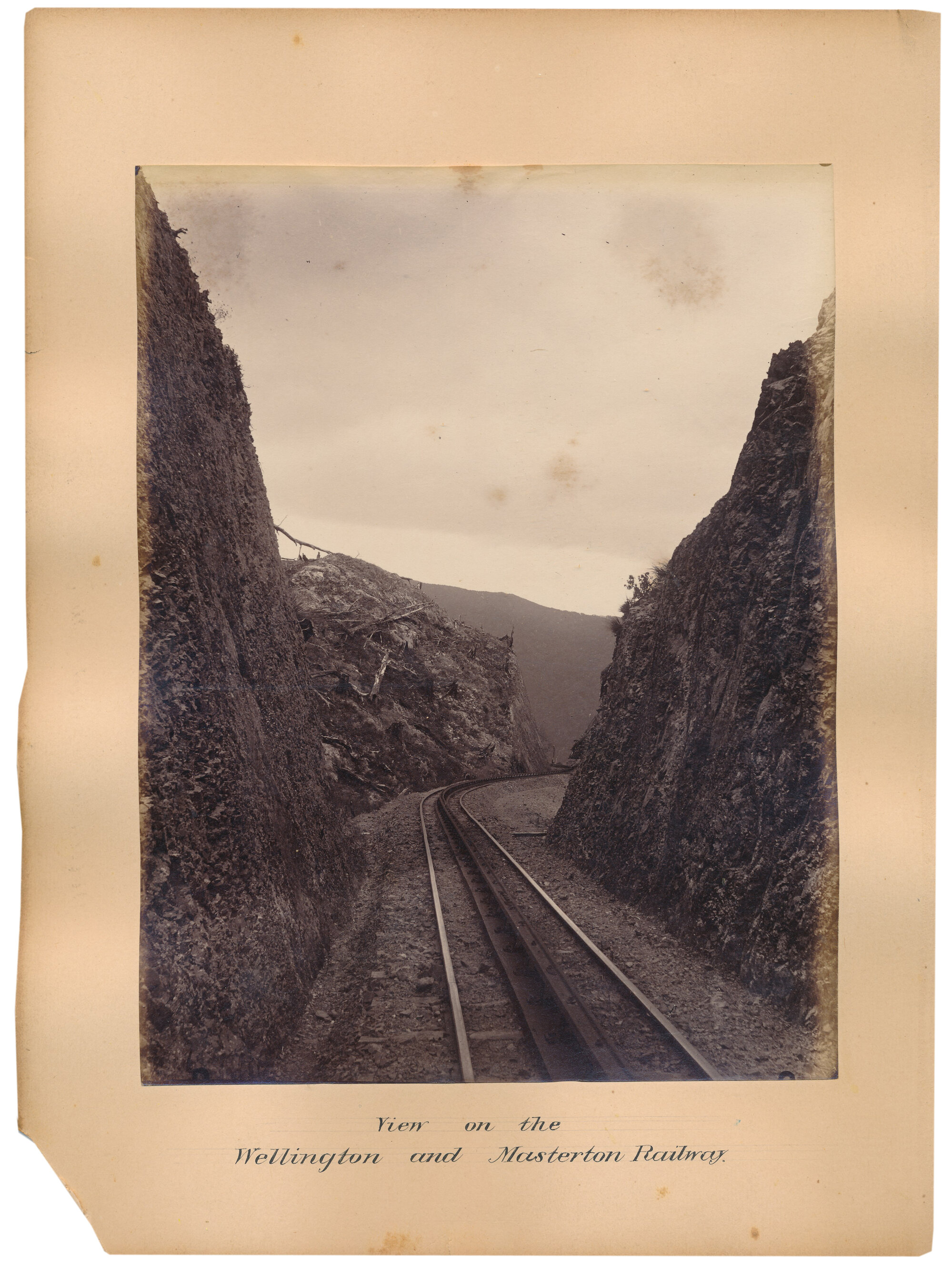 Wellington-Masterton Railway circa 1880; Rimutaka Incline