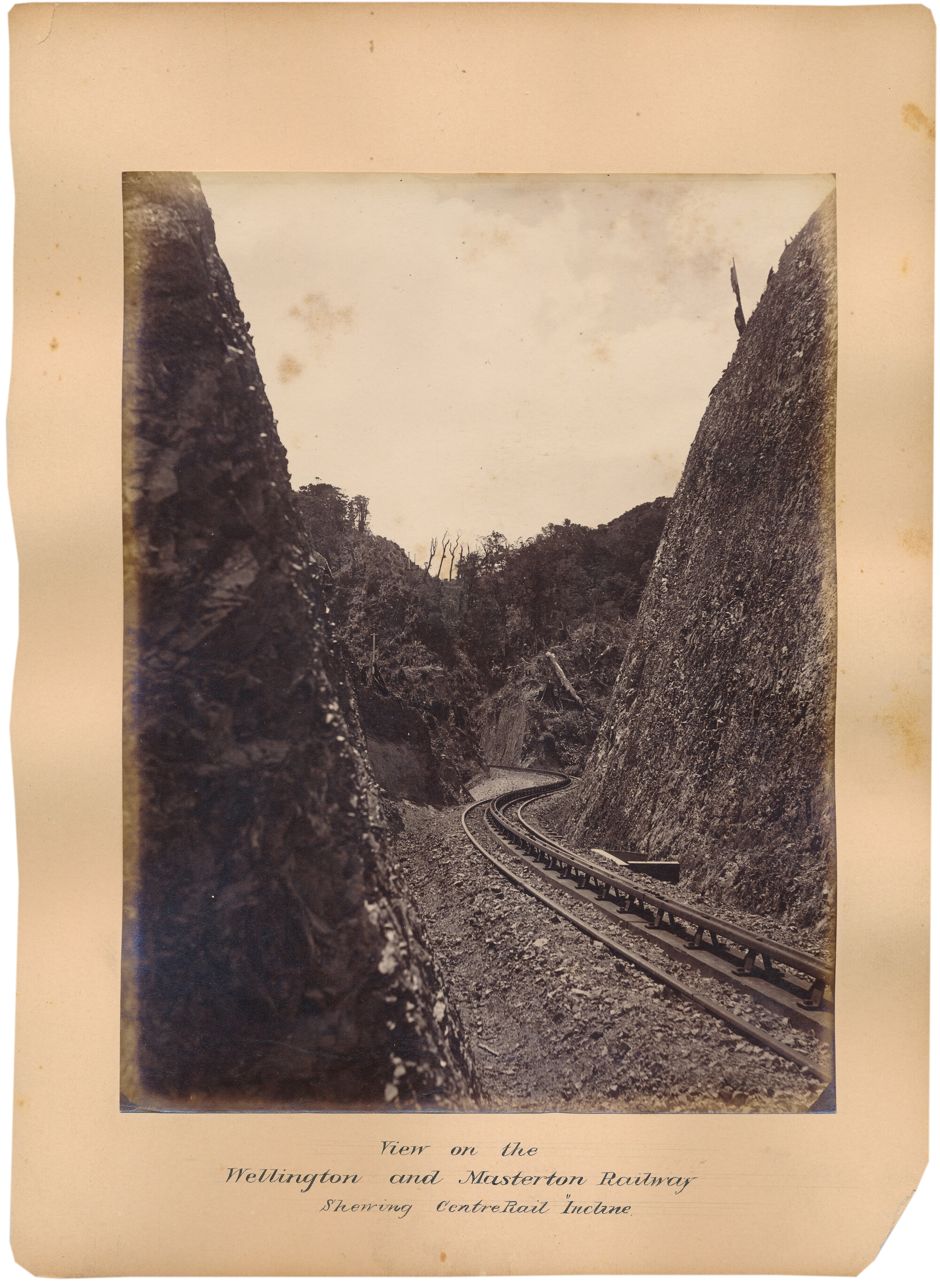 Wellington-Masterton Railway circa 1880; Rimutaka Incline