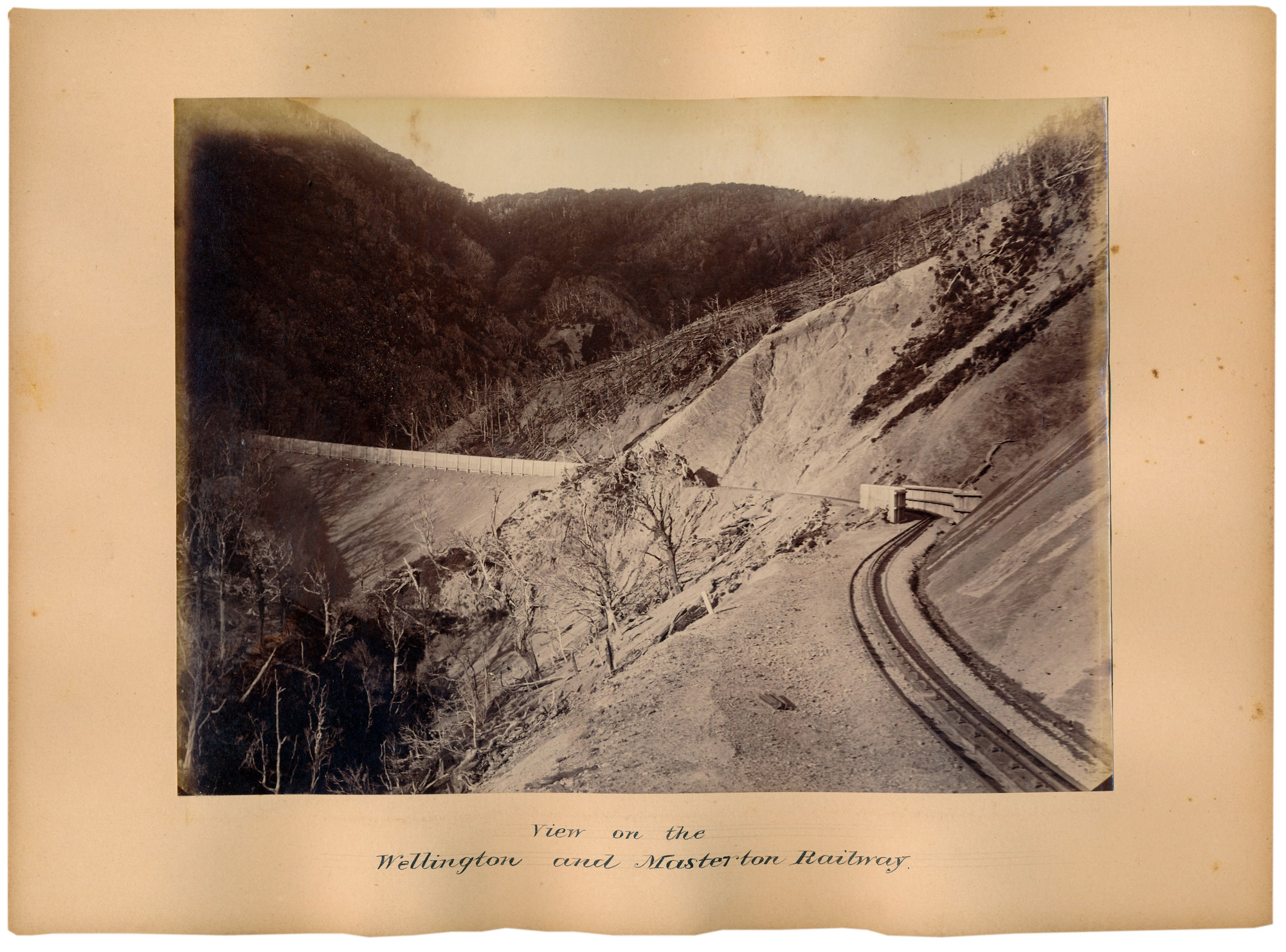 Wellington-Masterton Railway circa 1881; Rimutaka Incline