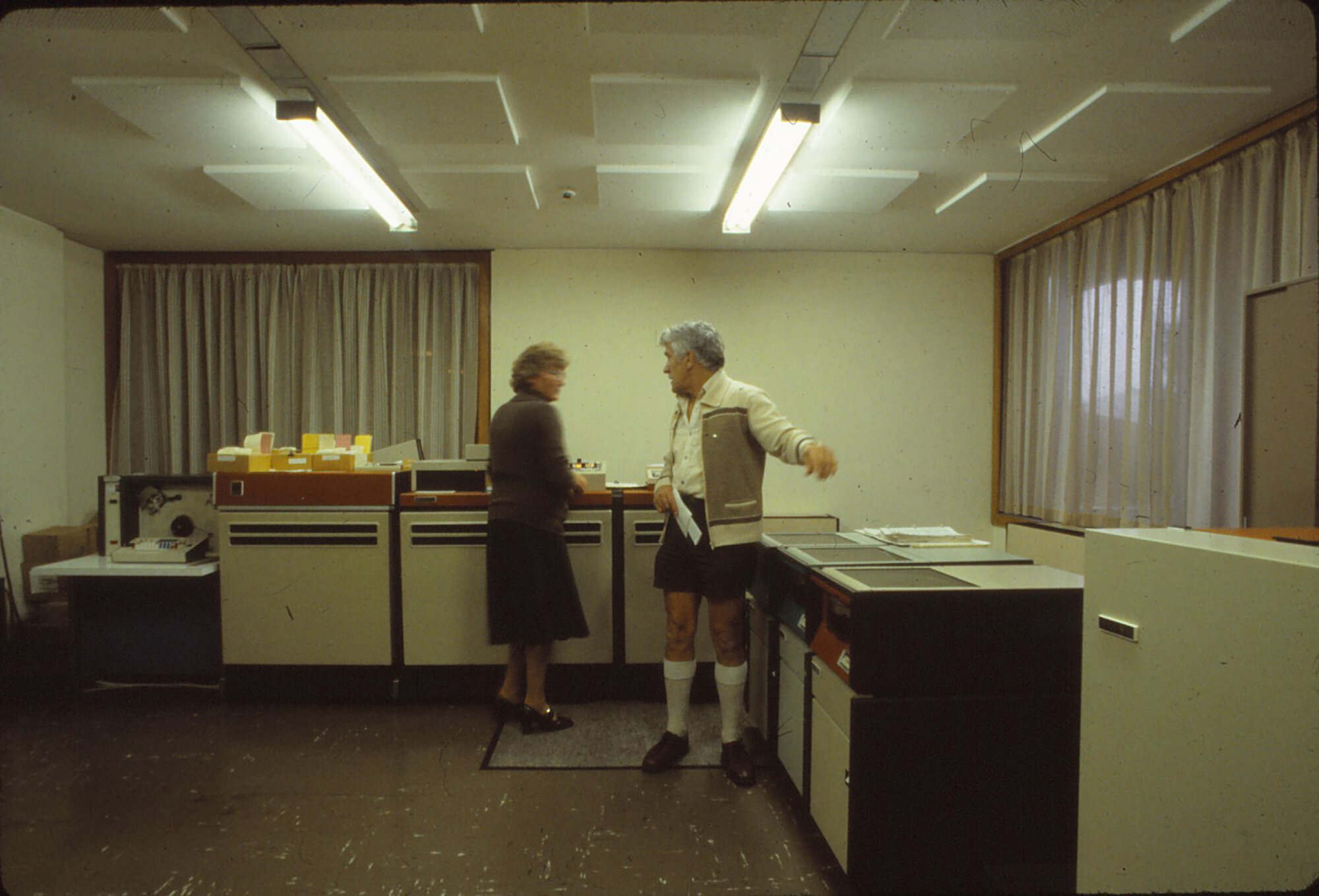 Computer Room; Upper Hutt City Council; Circa 1980s