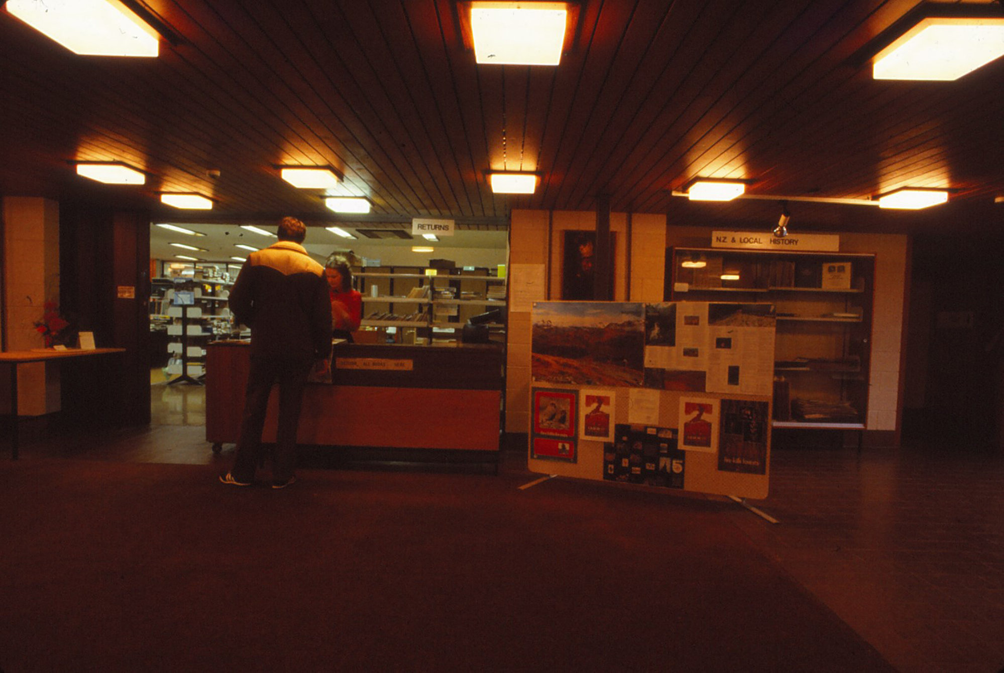 Library 4; interior; circa 1980s