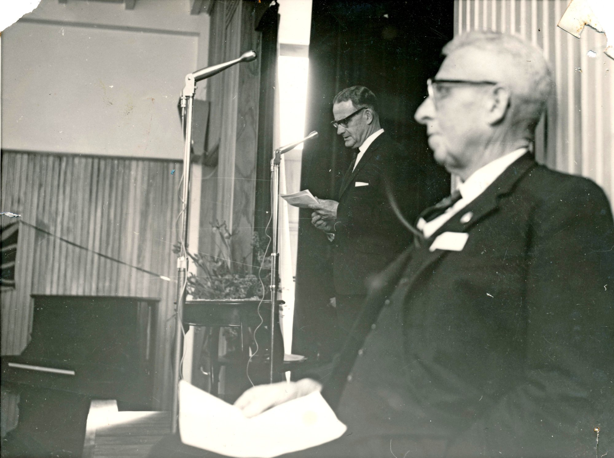 Hapai Club; Fergusson Drive building opening by Don McKay, Minister of Health 6; speaking