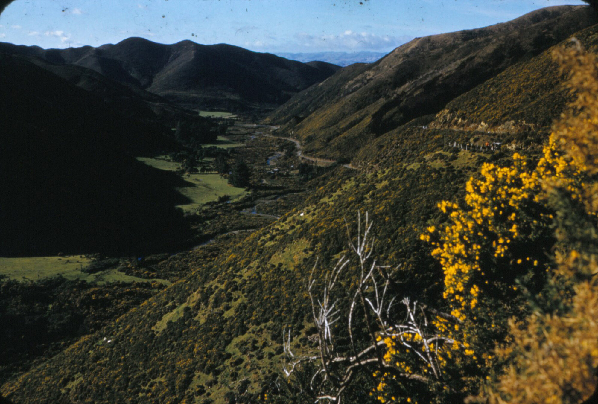 Rimutaka Hill Road, looking east to the Wairarapa valley