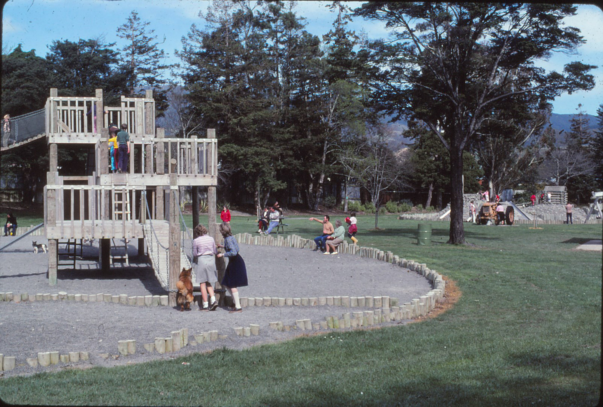 Harcourt Park; playground, circa 1980s