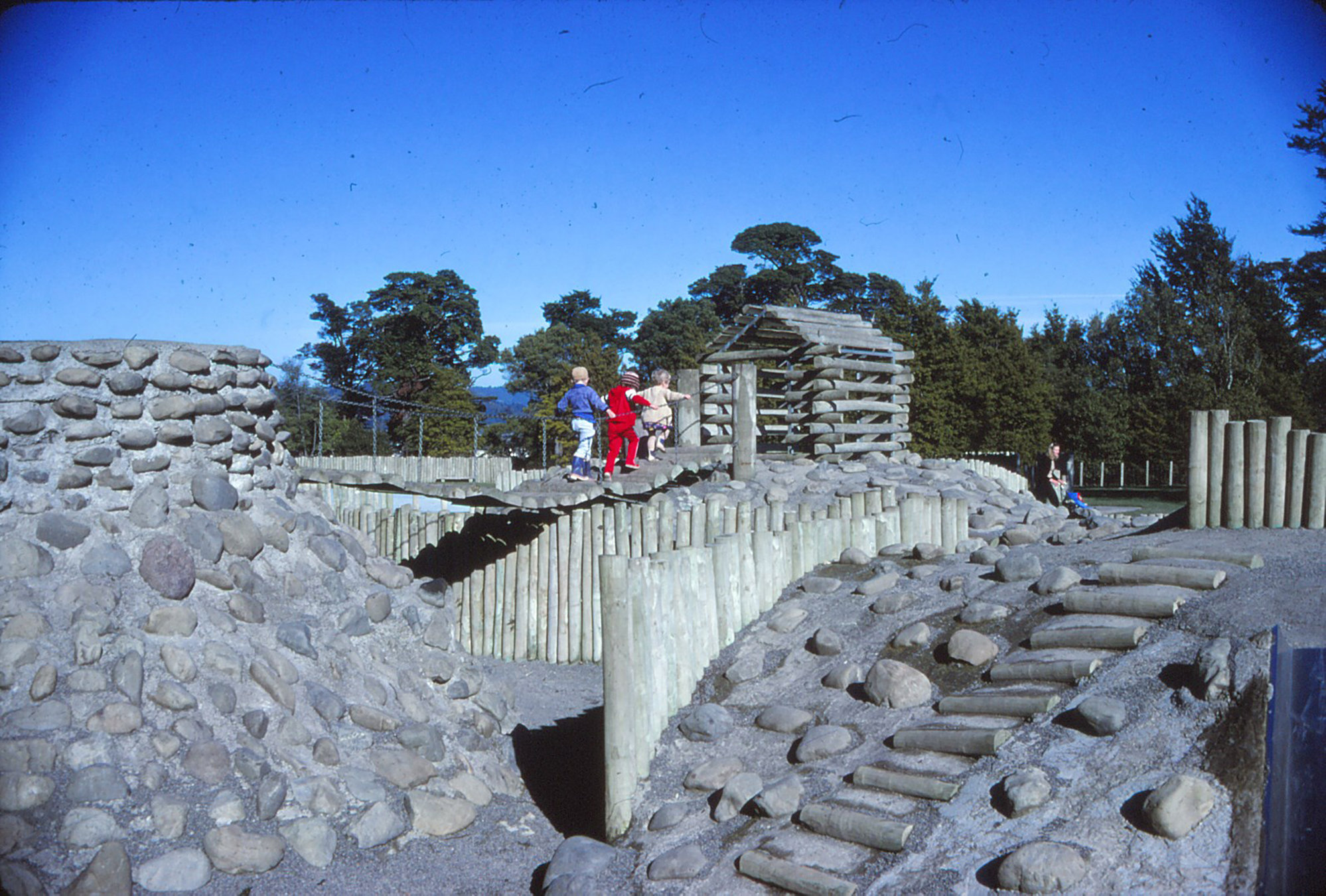 Harcourt Park; playground, circa 1980s