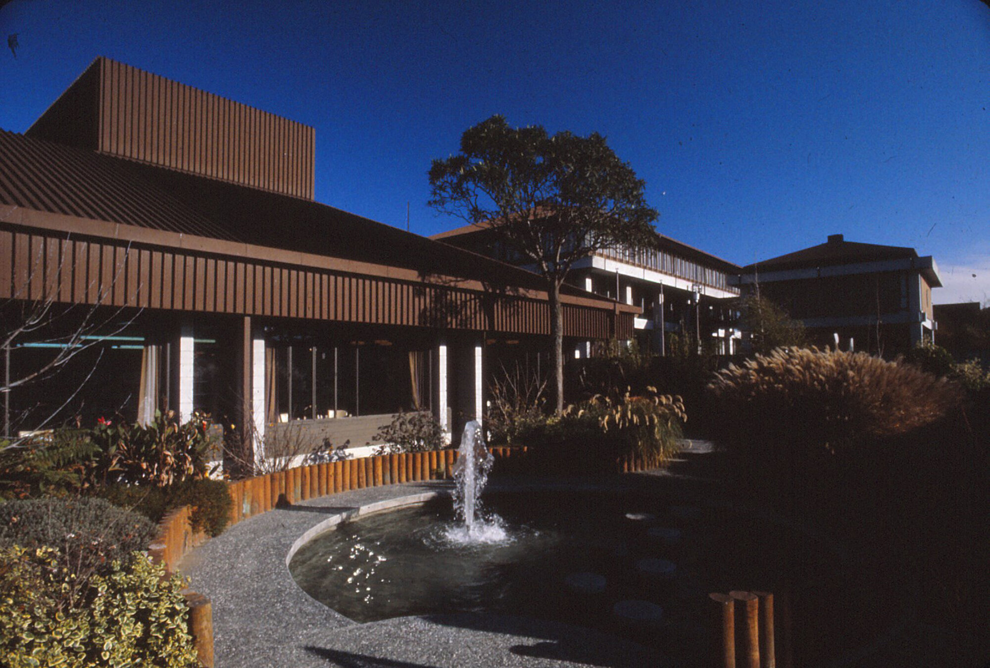 Rotary Garden Outside the Upper Hutt City Library; Circa 1980s