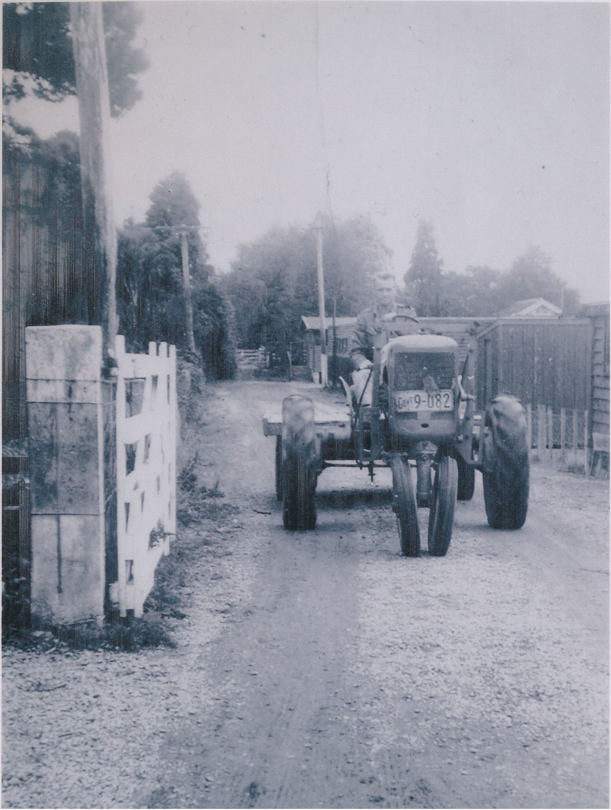 Wallaceville Research Centre; first tractor, purchased circa 1949