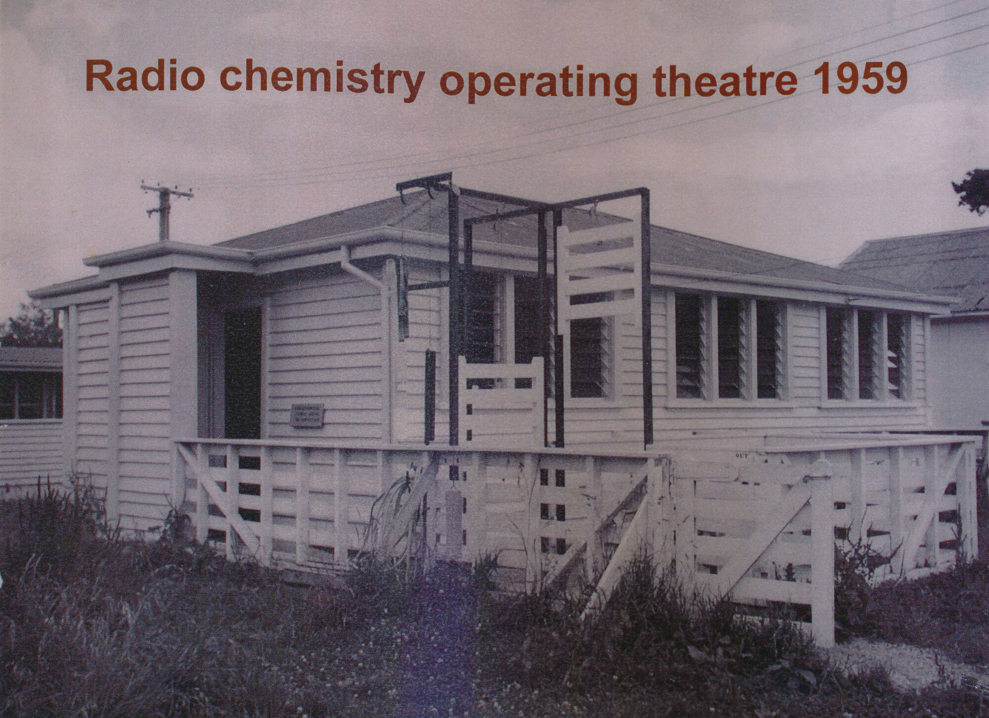 Wallaceville Research Centre buildings; radio chemistry operating theatre, 1959
