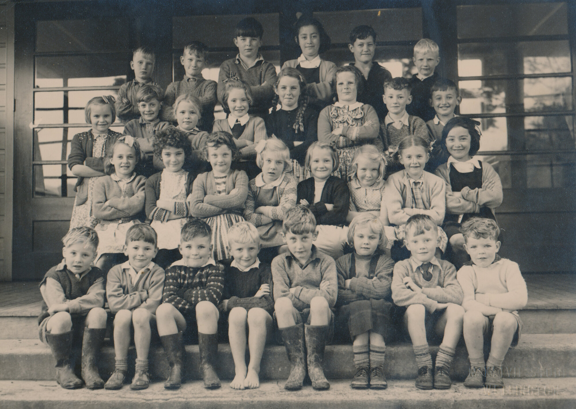 Te Marua School; Primers and Standard One Class Photo; Circa 1955