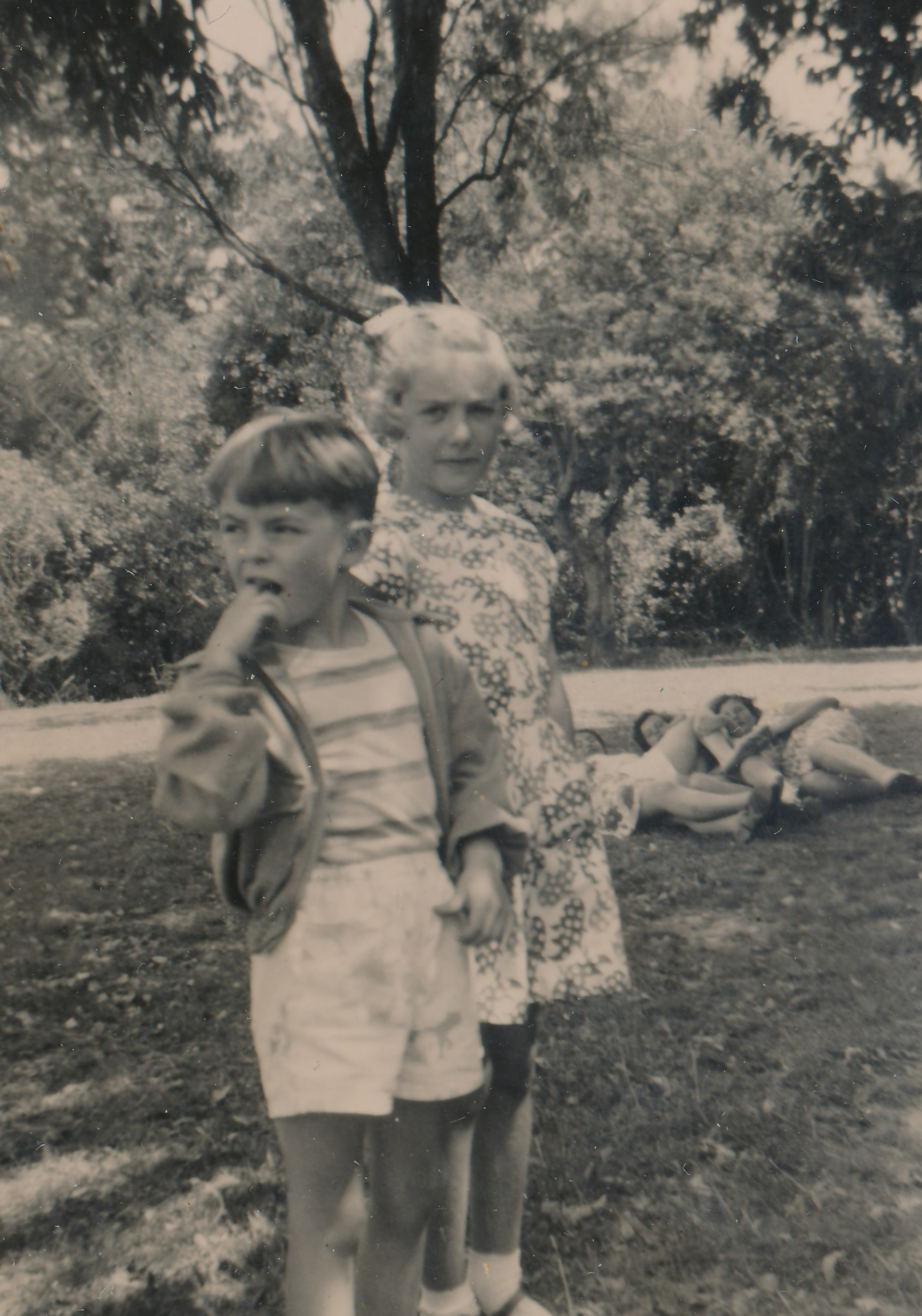Te Marua School; Lyndal McLean and Michael Hoggard; Circa 1955