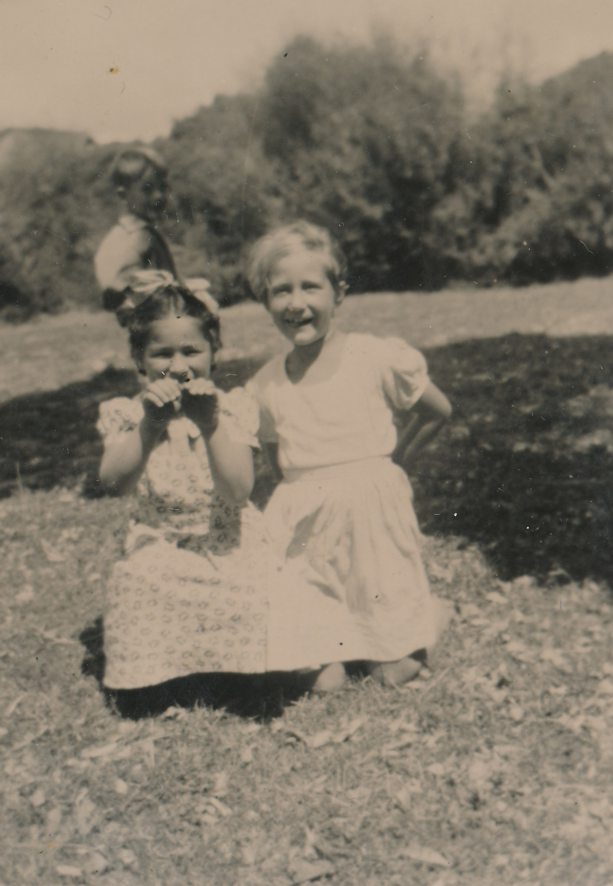 Te Marua School; Ann Hoggard and Charmian; Circa 1960s