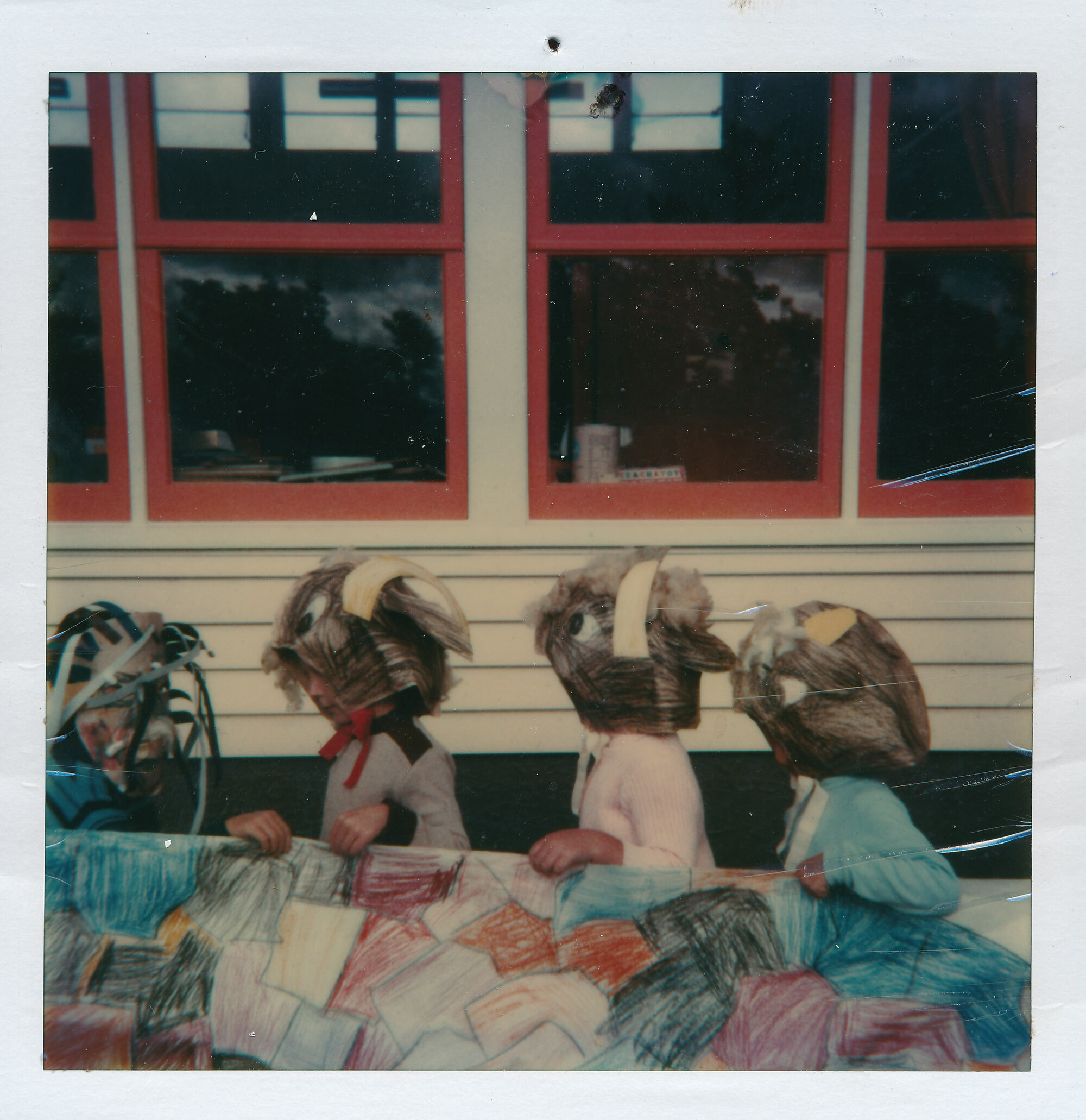 Brown Owl School 1980; Room 11; masks