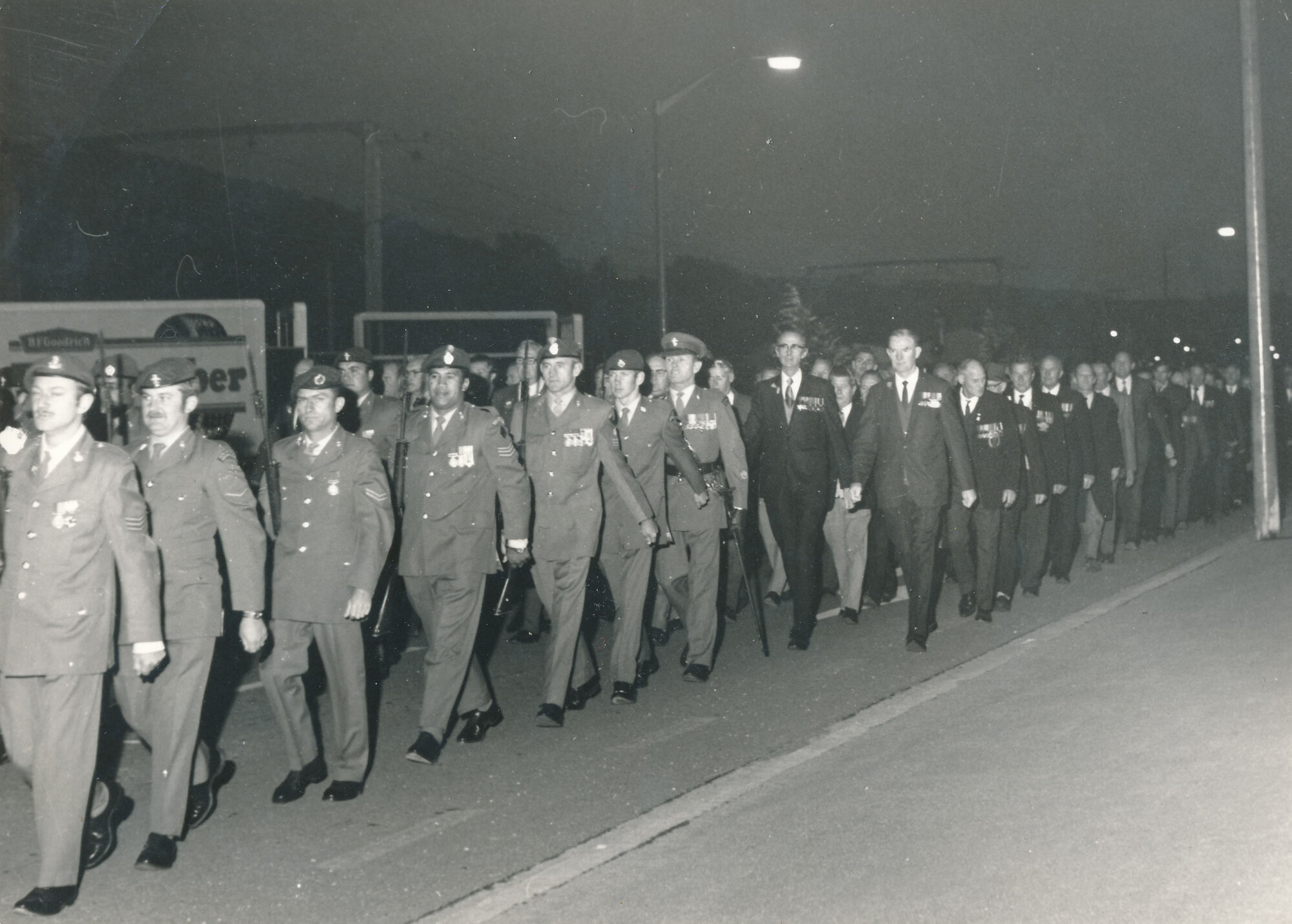 Anzac Day 1975; Dawn Parade, King Street