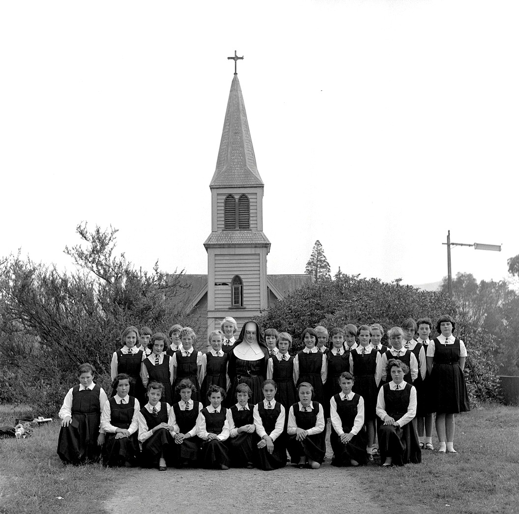 St Joseph's Catholic Church of 1864; class group 2. | Upper Hutt Libraries