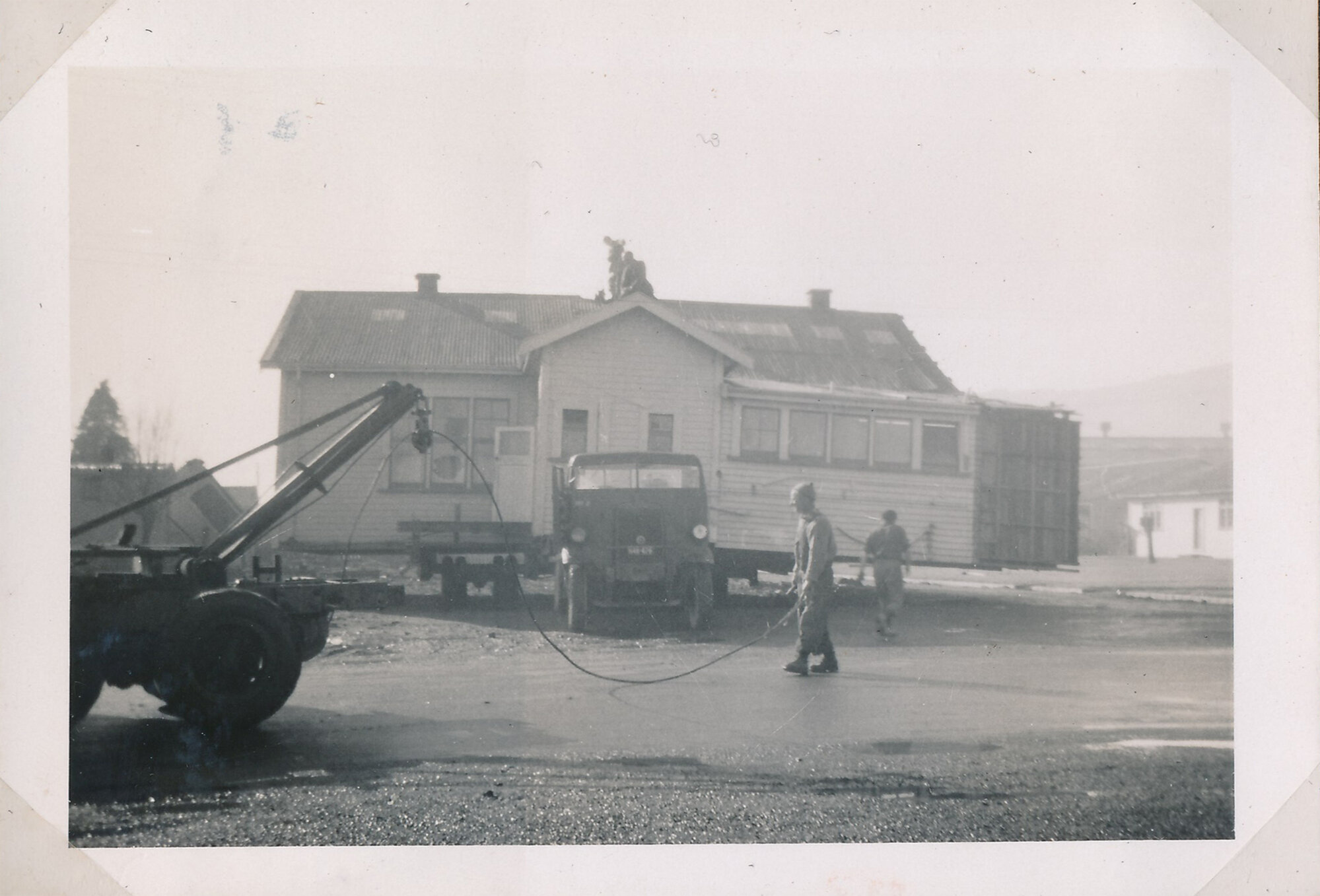 Y.M.C.A Photograph Album Page 22; Chapel, Buffet and Dining Room Being Relocated
