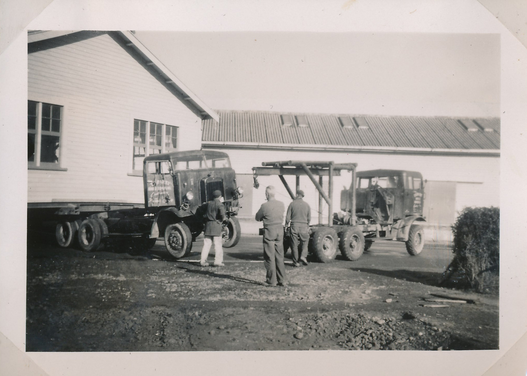 Y.M.C.A Photograph Album Page 20; Billard Room Being Relocated