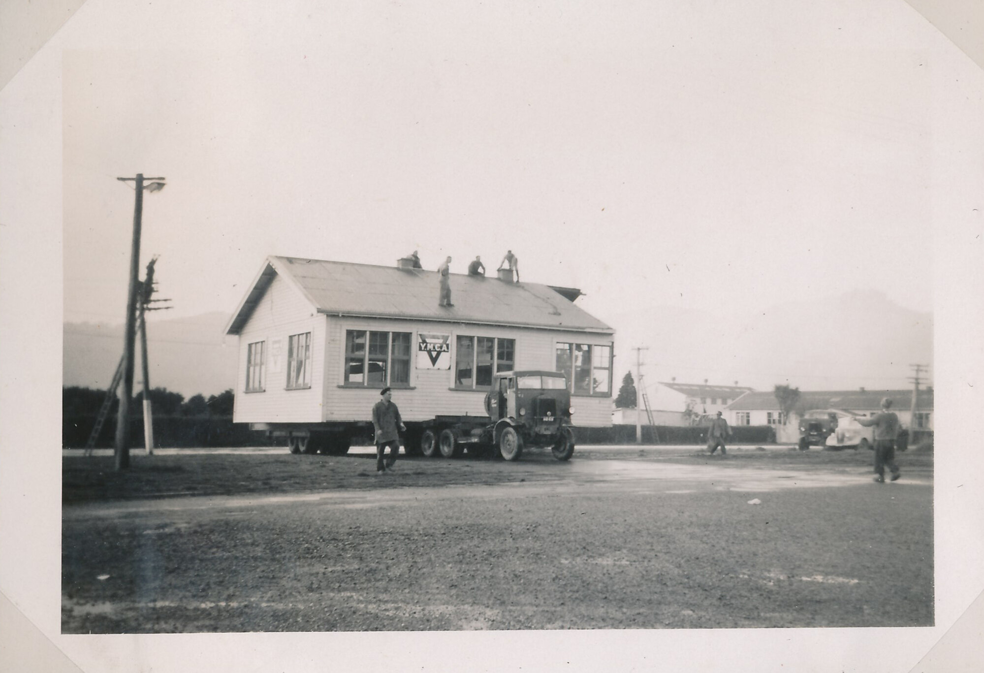 Y.M.C.A Photograph Album Page 8; On the Road