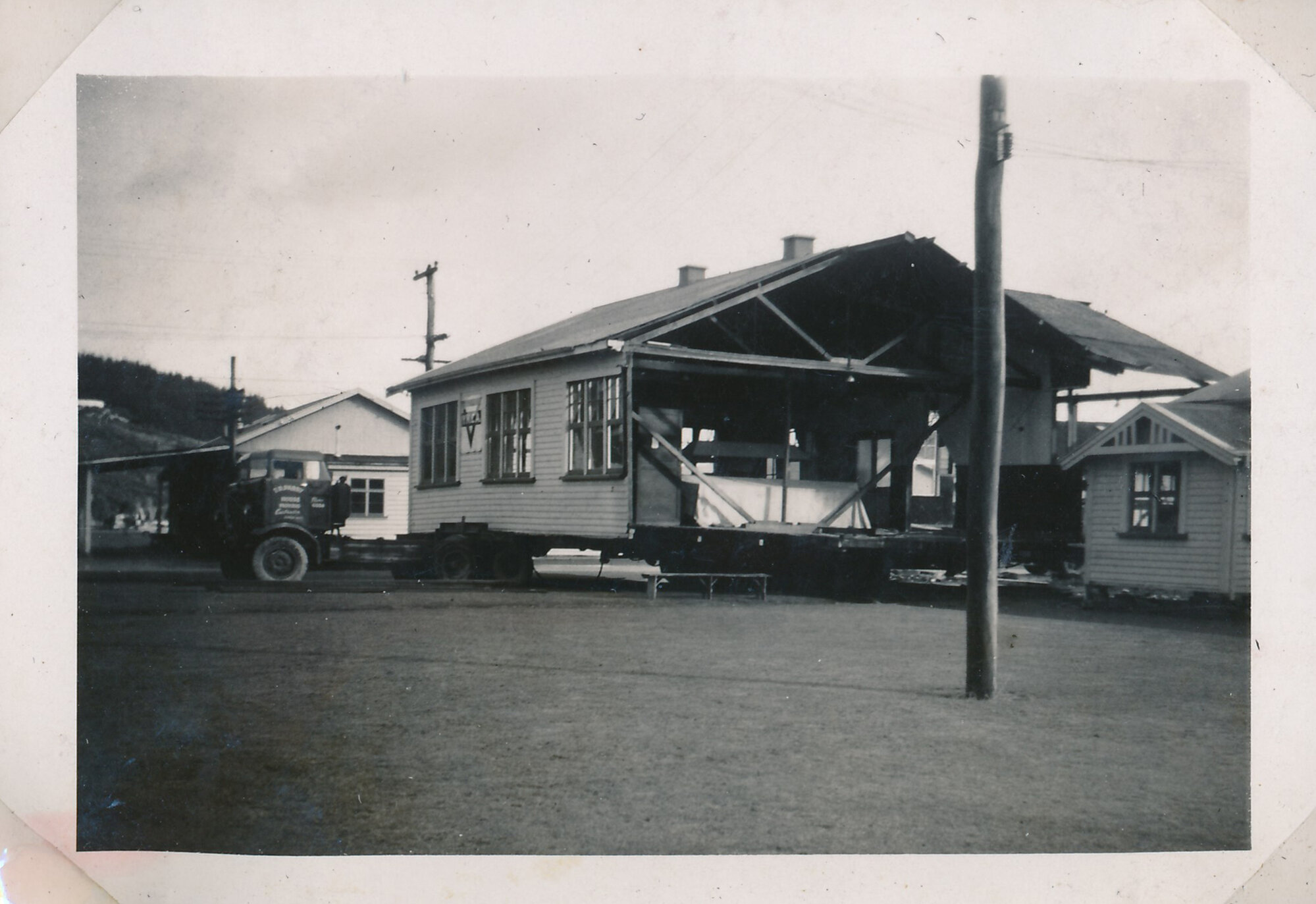 Y.M.C.A Photograph Album; Page 3; First Section Ready to be Moved