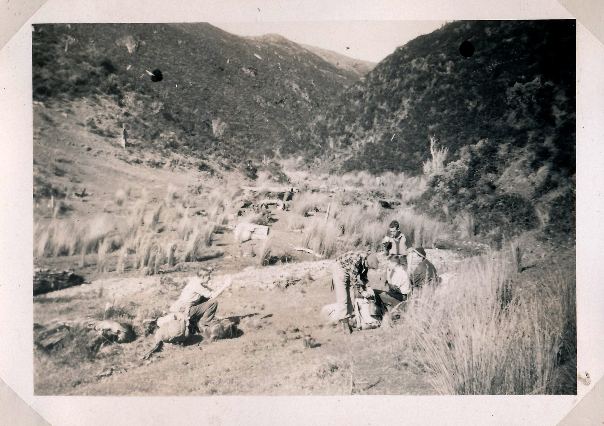 Y.M.C.A Photograph Album; Page 29; College Boy's Group Weekend Camp 5; 1957