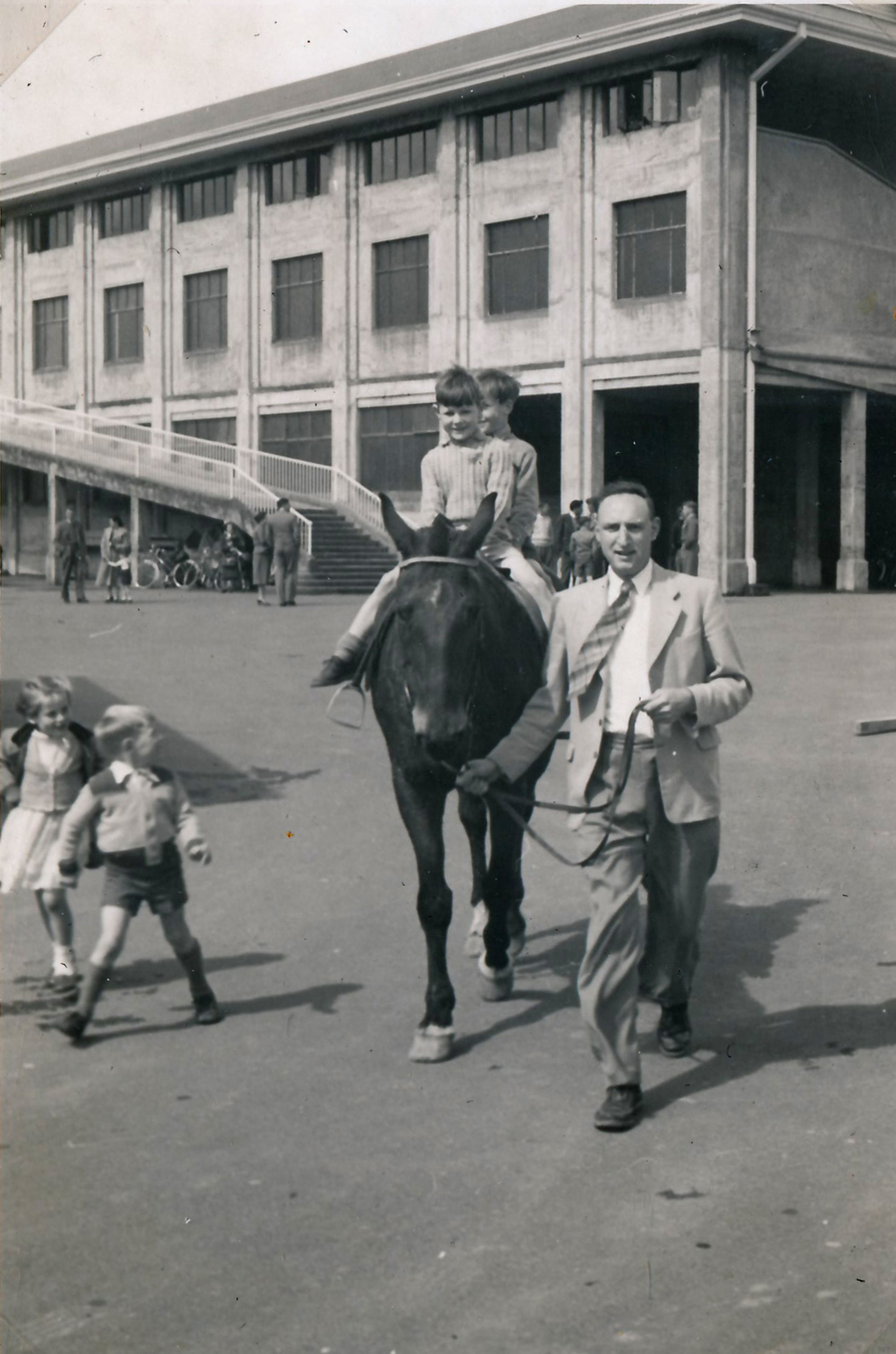 Y.M.C.A Photograph Album; Page 36; Horse Rides