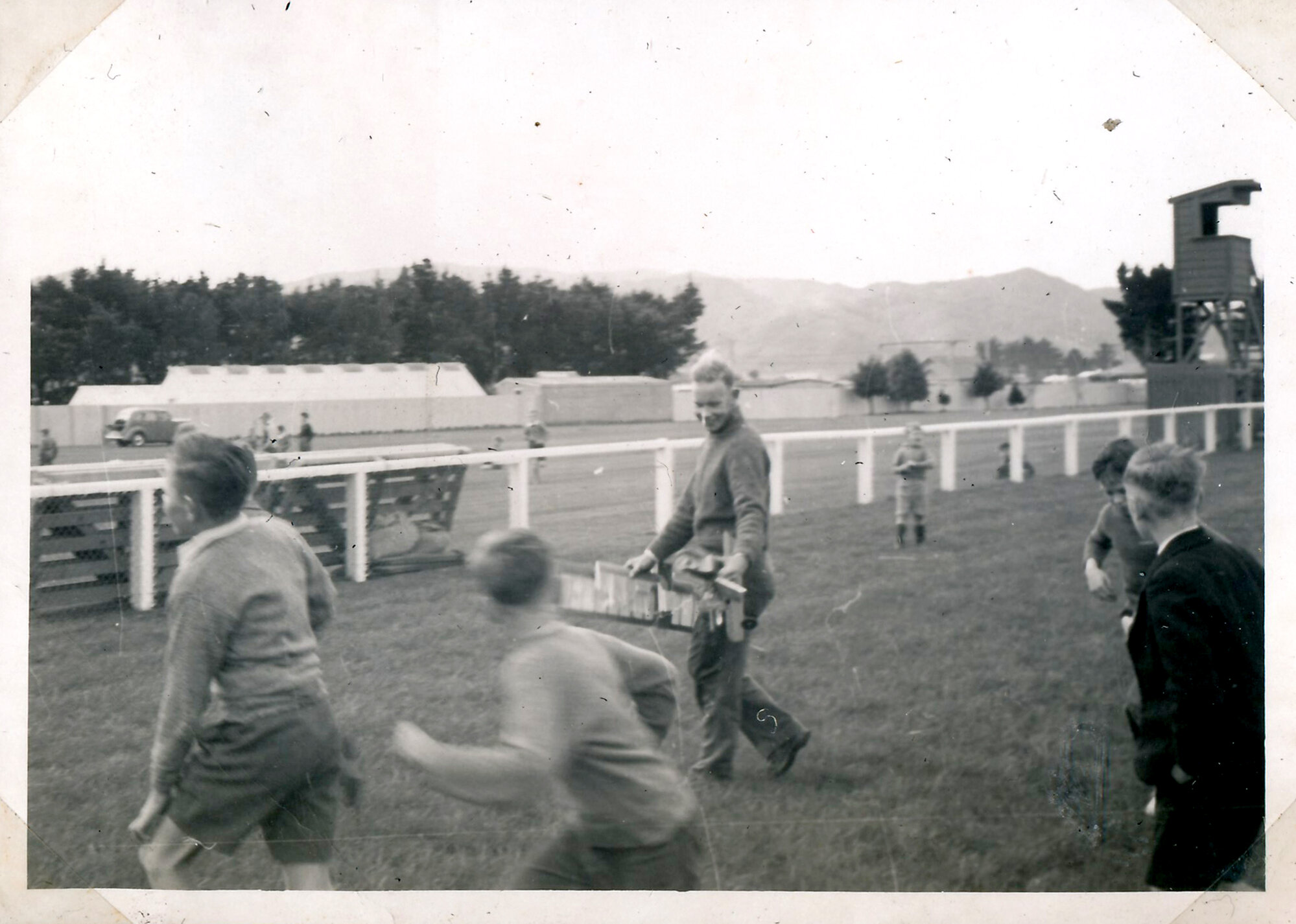 Y.M.C.A Photograph Album; Page 38; Model Aeroplane Demonstration 1