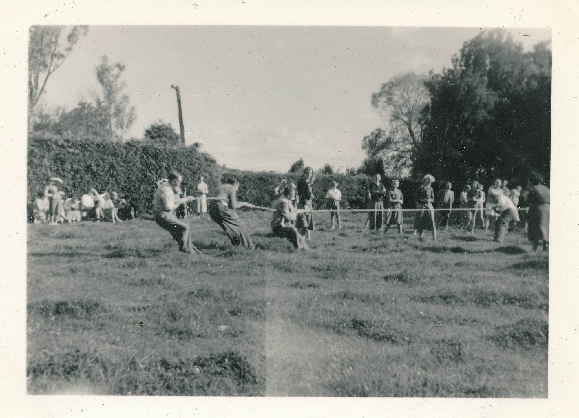 Girl Guides, Tug of War; Circa 1950s