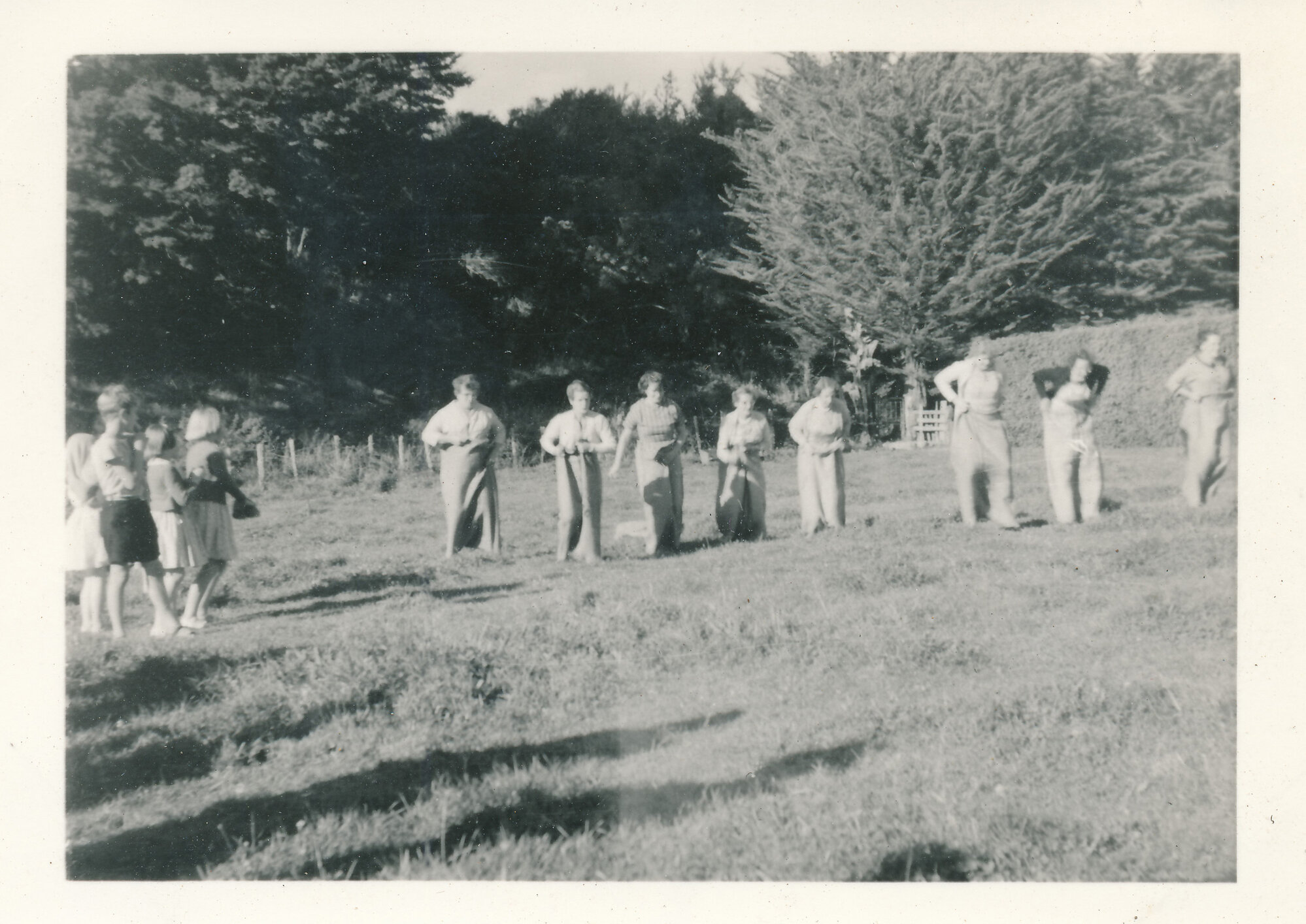 Girl Guides, Sack Race; Circa 1950s