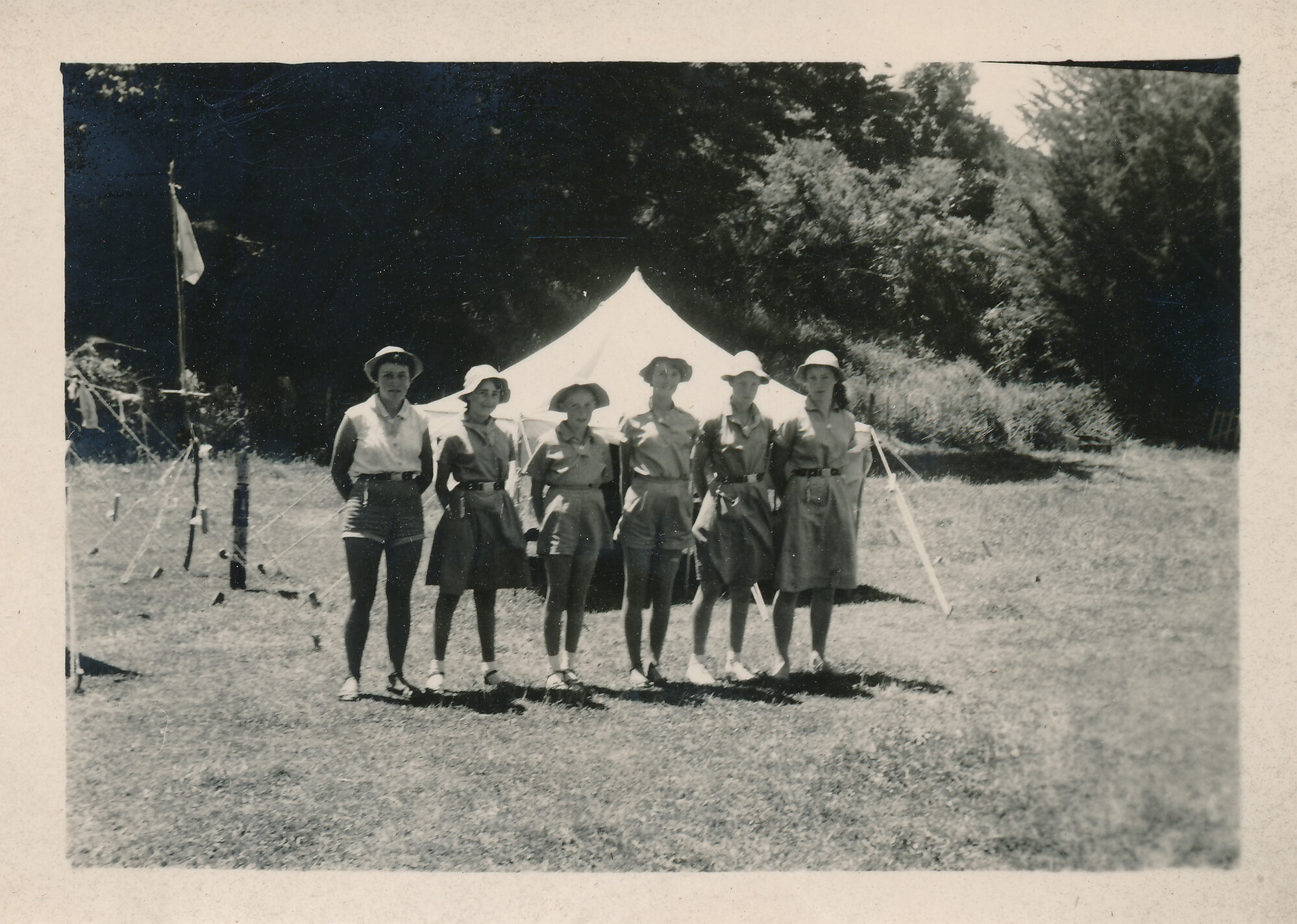 Girl Guides, Camping at Akatarawa; Circa 1950s