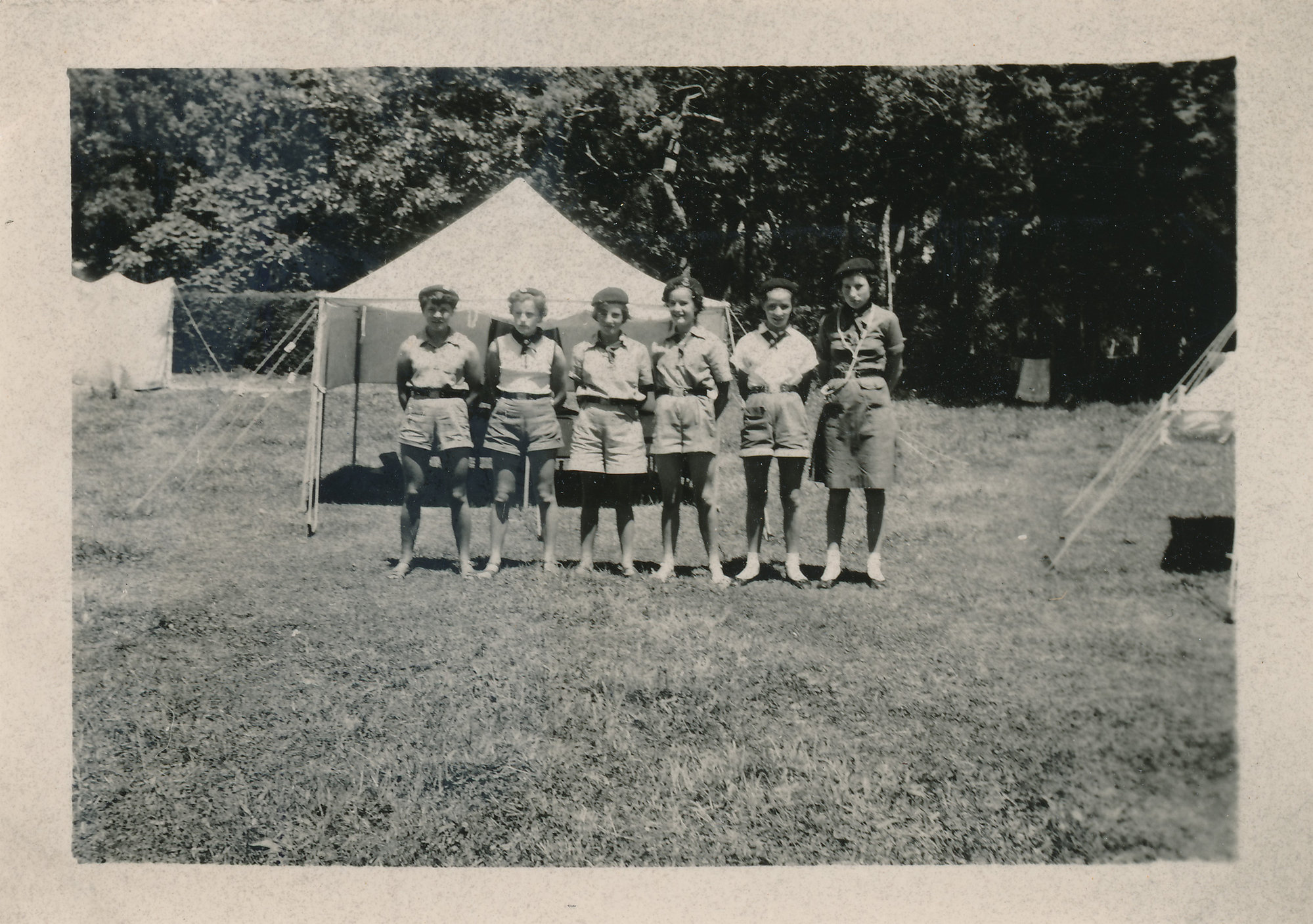 Girl Guides, Camping at Akatarawa; Circa 1950s