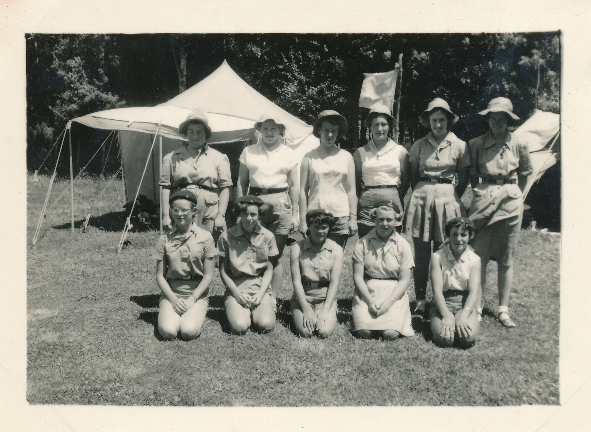 Girl Guides, Camping at Akatarawa; Circa 1950s
