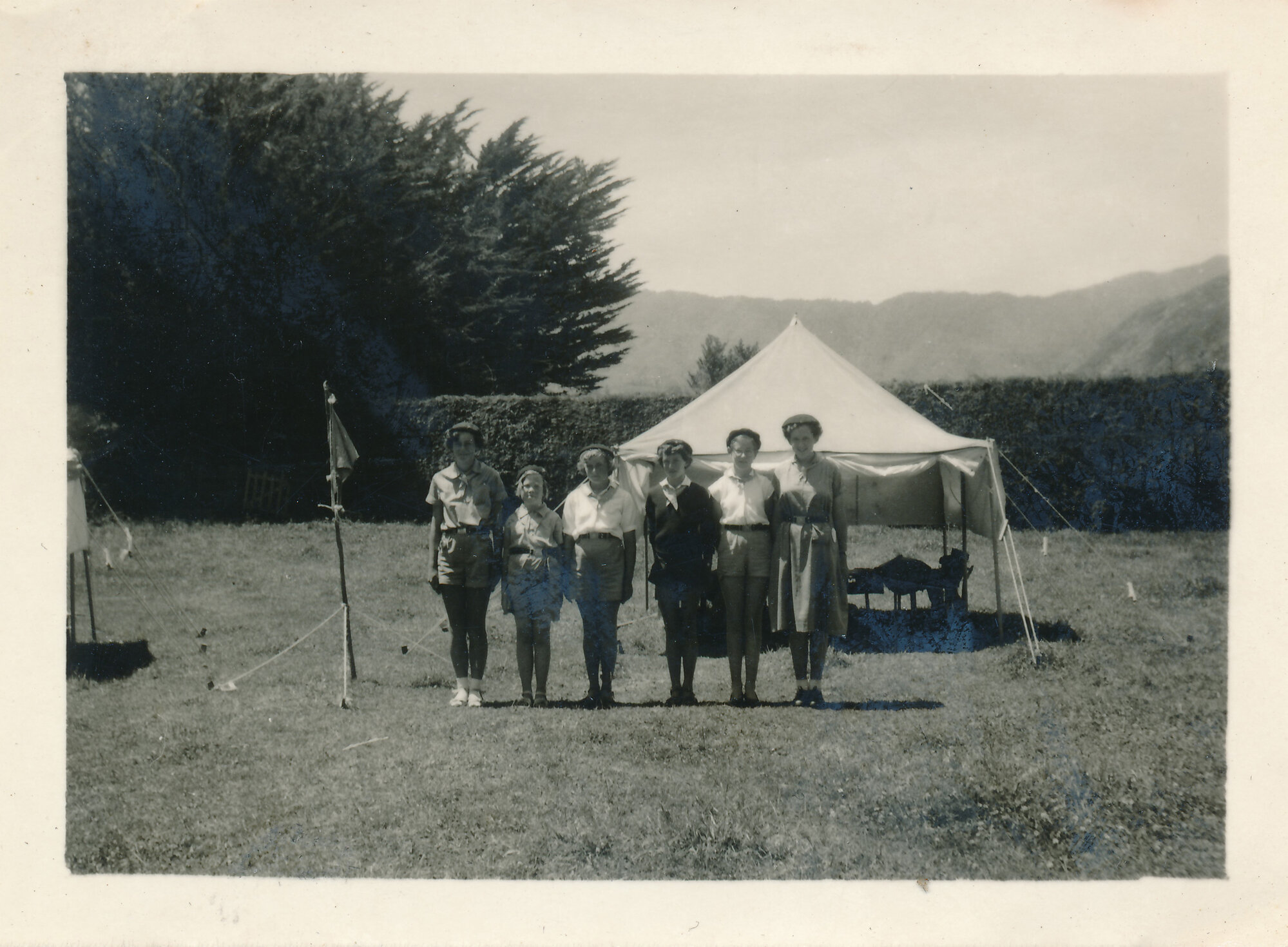Girl Guides, Camping at Akatārawa; Circa 1950s