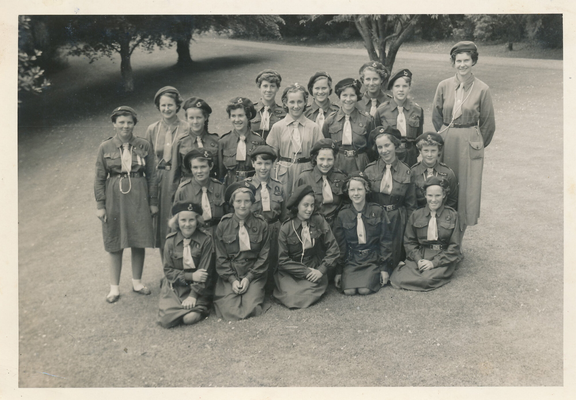 Girl Guides; First Silverstream Company; Outing to Ward's Bush; December 1959