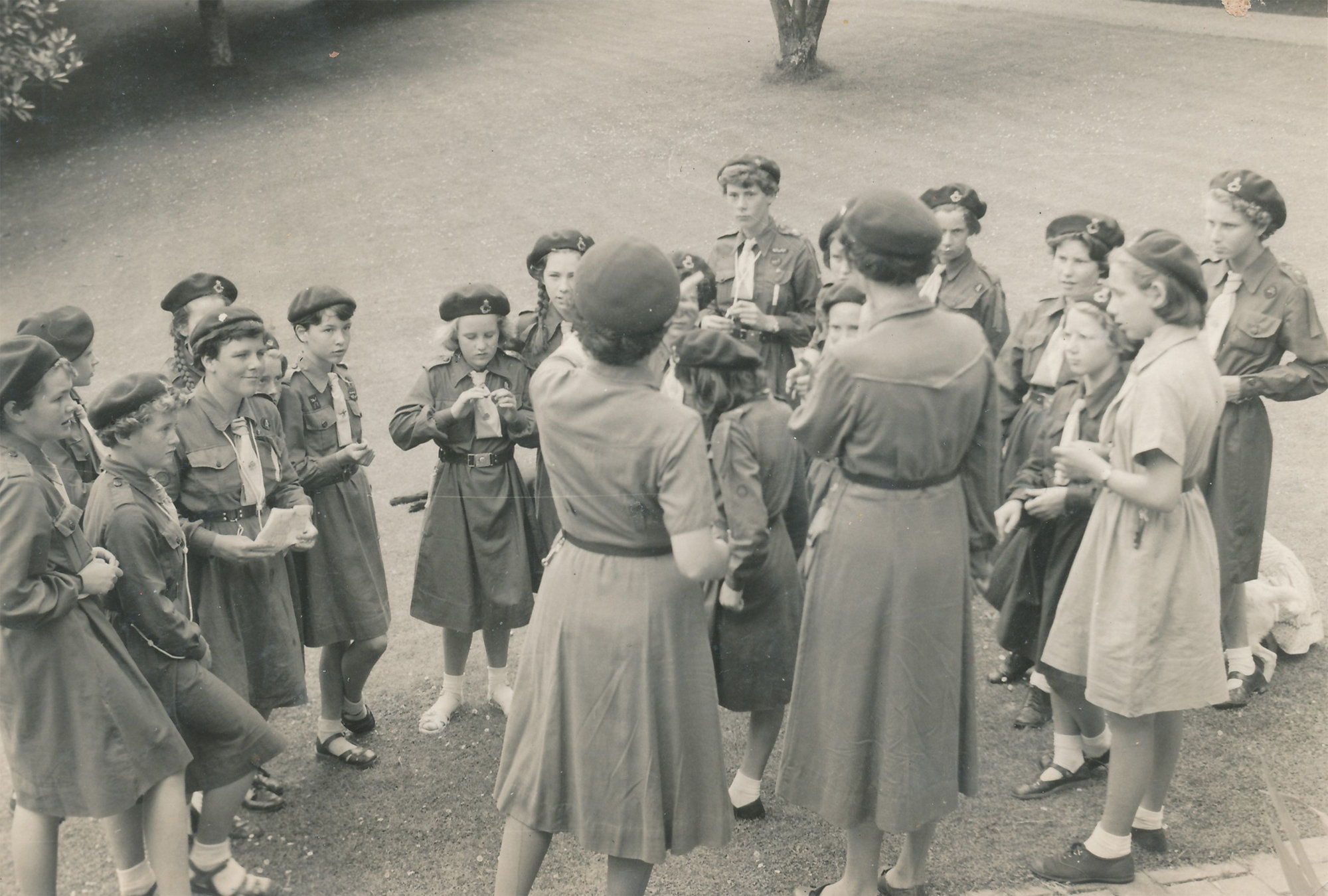 Girl Guides; First Silverstream Company; Outing to Ward's Bush; December 1959