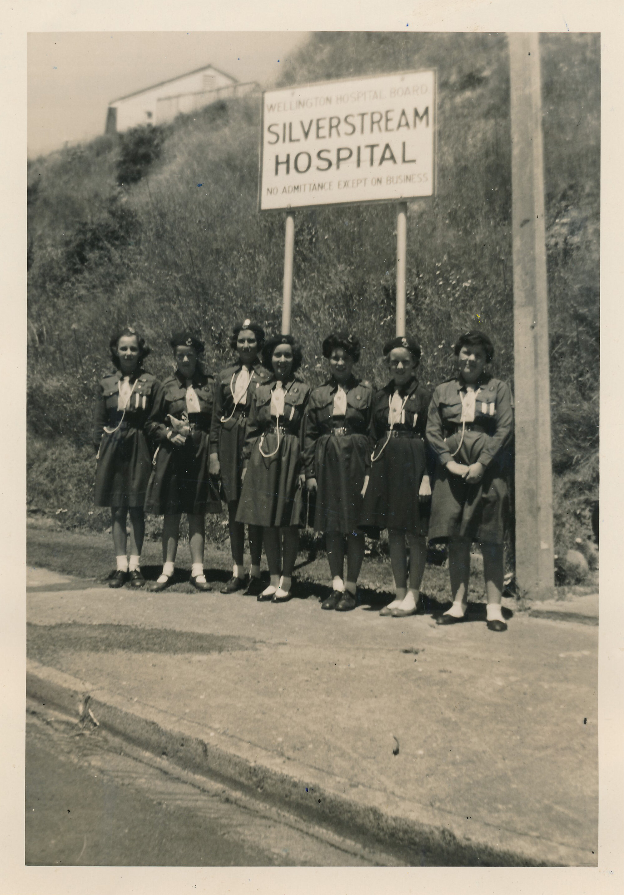 Girl Guides; First Silverstream Company; Helping at Silverstream Hospital; December 1959