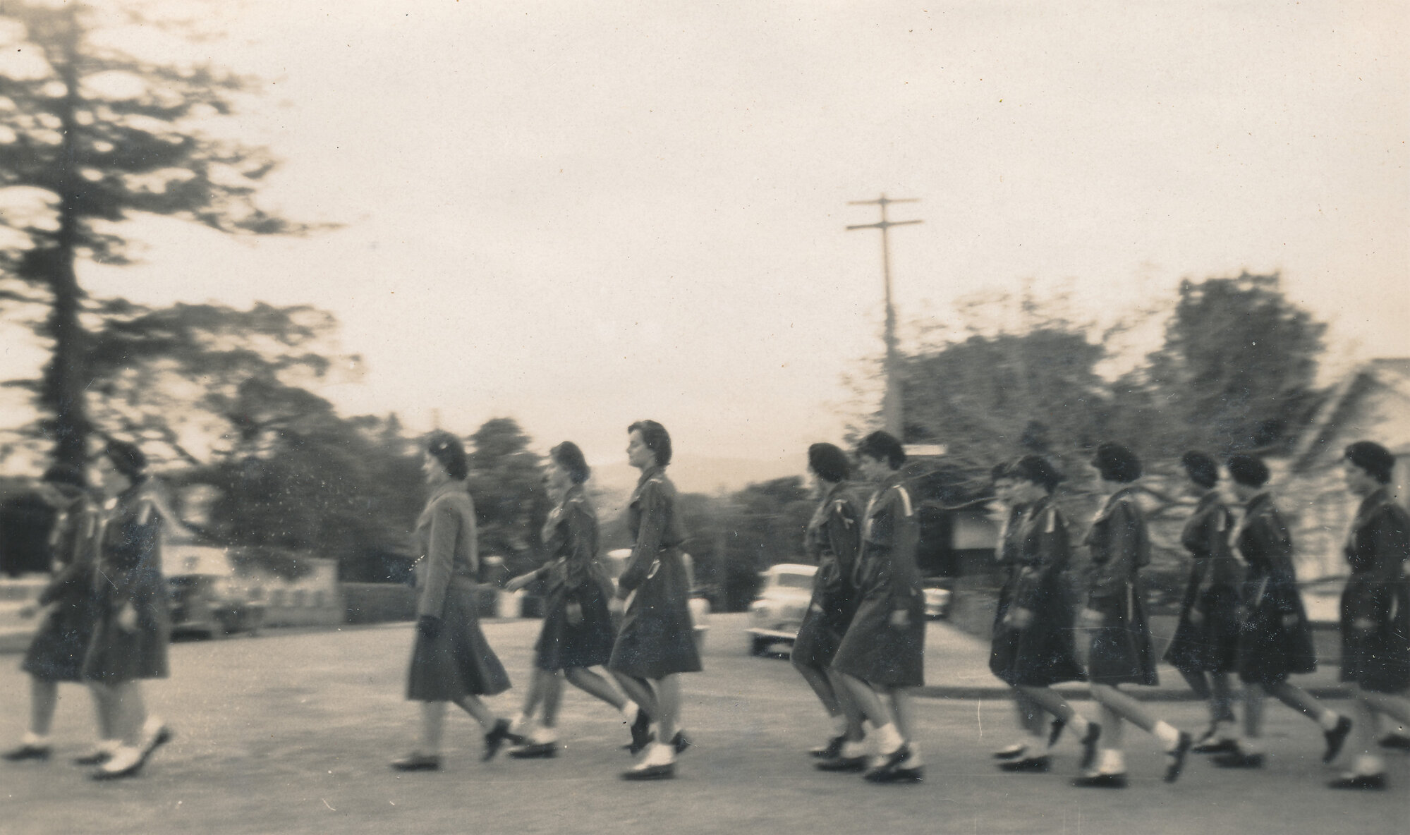 Girl Guides; First Silverstream Company; 50 Years of Guiding Celebration Parade; 1960