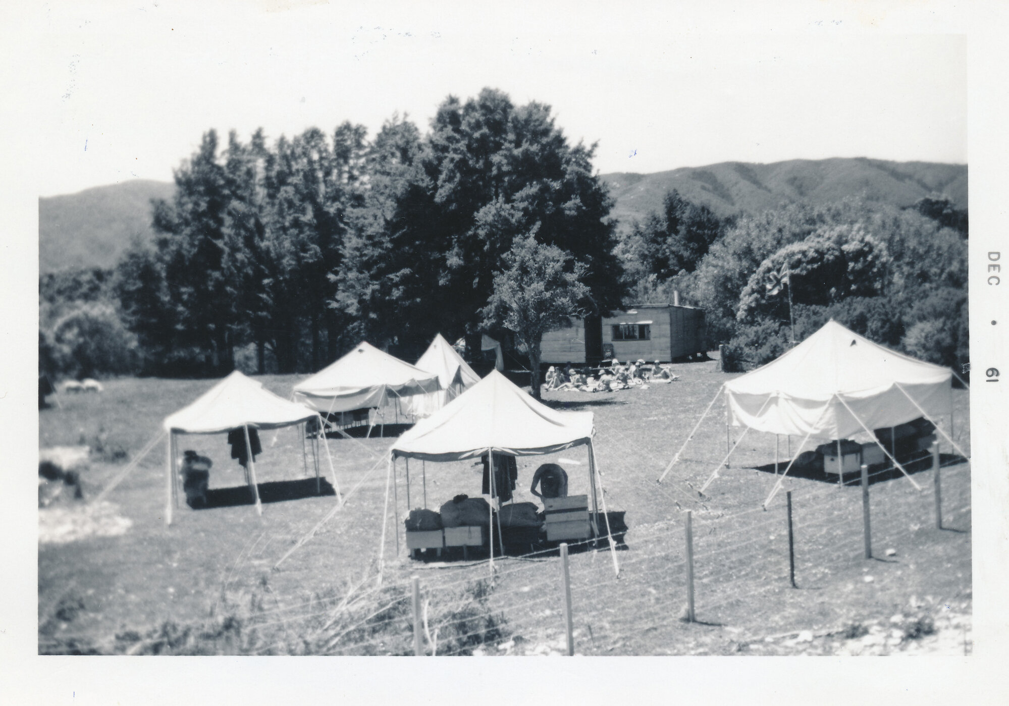 Girl Guides; First Silverstream Company; Camp at Kaitoke; December 1961