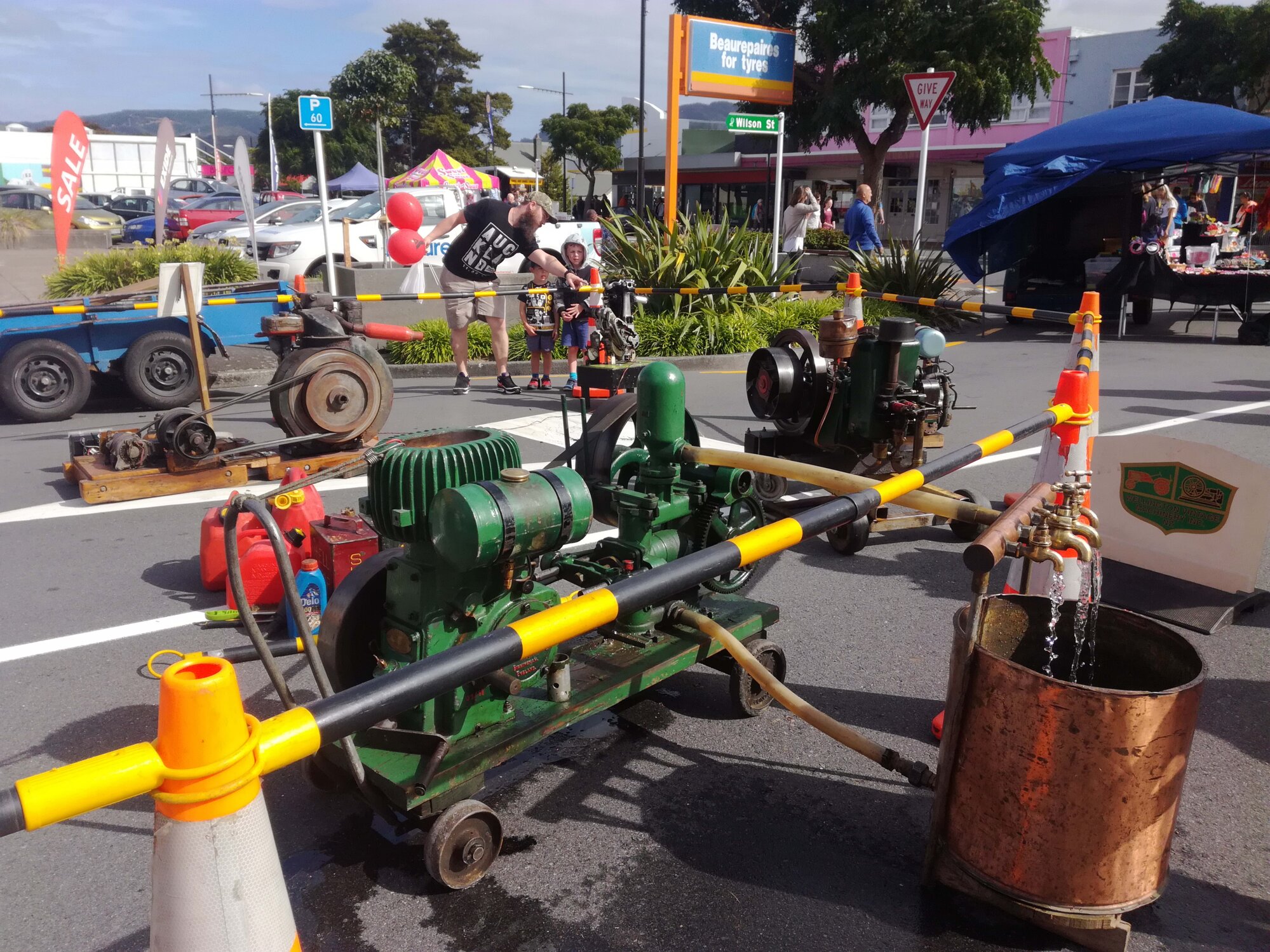 Wellington Vintage Machinery Inc Display; March 2018