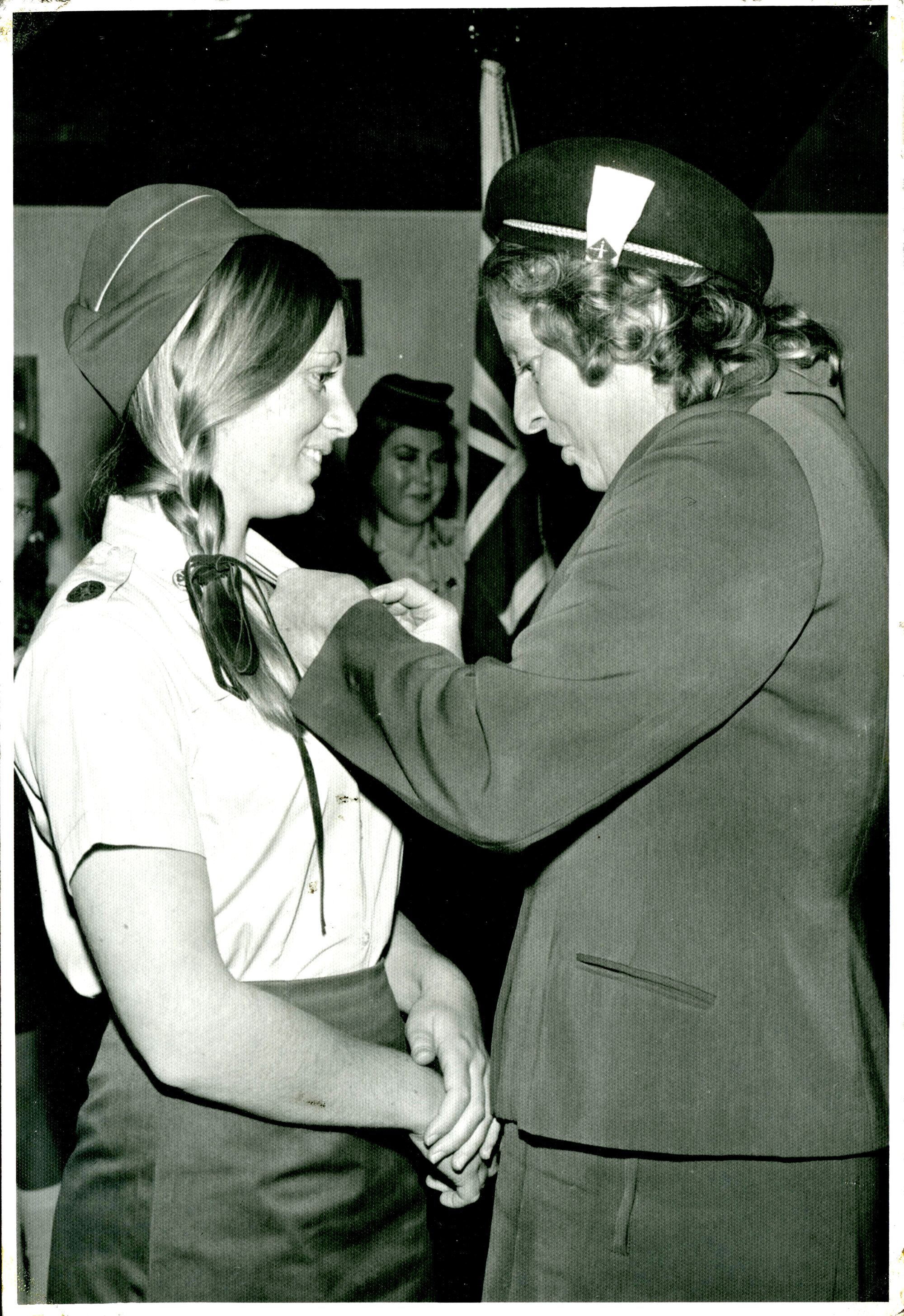 Girl Guides Upper Hutt Division; Queen's Guide Award Presentation; 1972