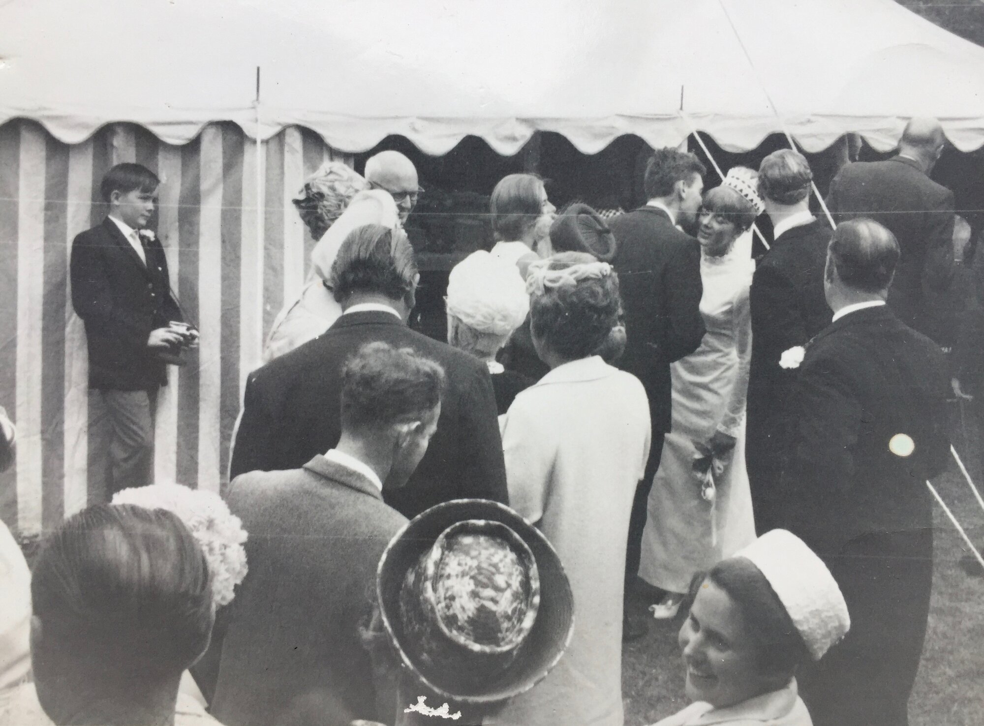 Wedding of Priscilla Hancock to Alistair Flett; 1965