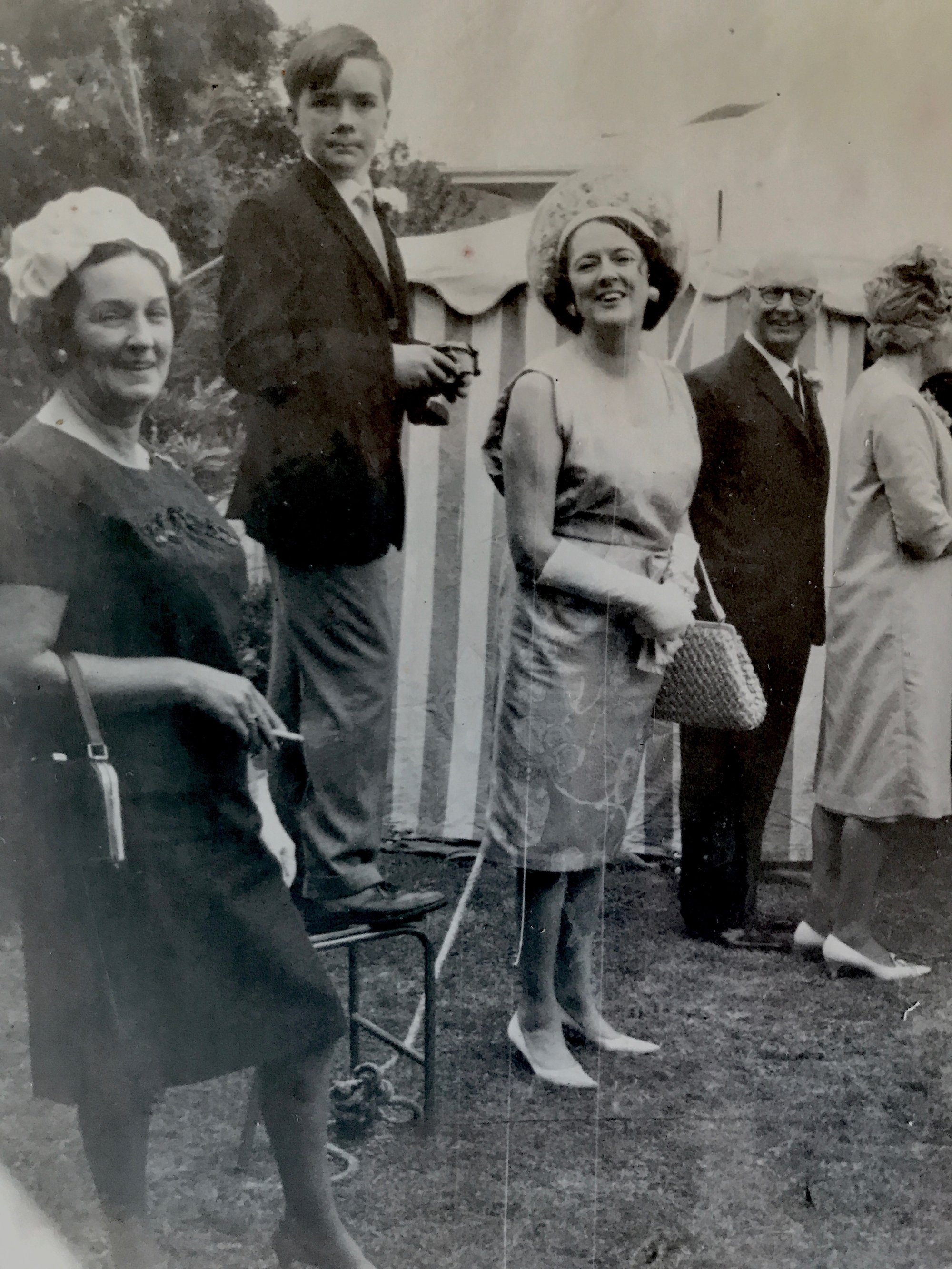 Wedding of Priscilla Hancock to Alistair Flett; 1965