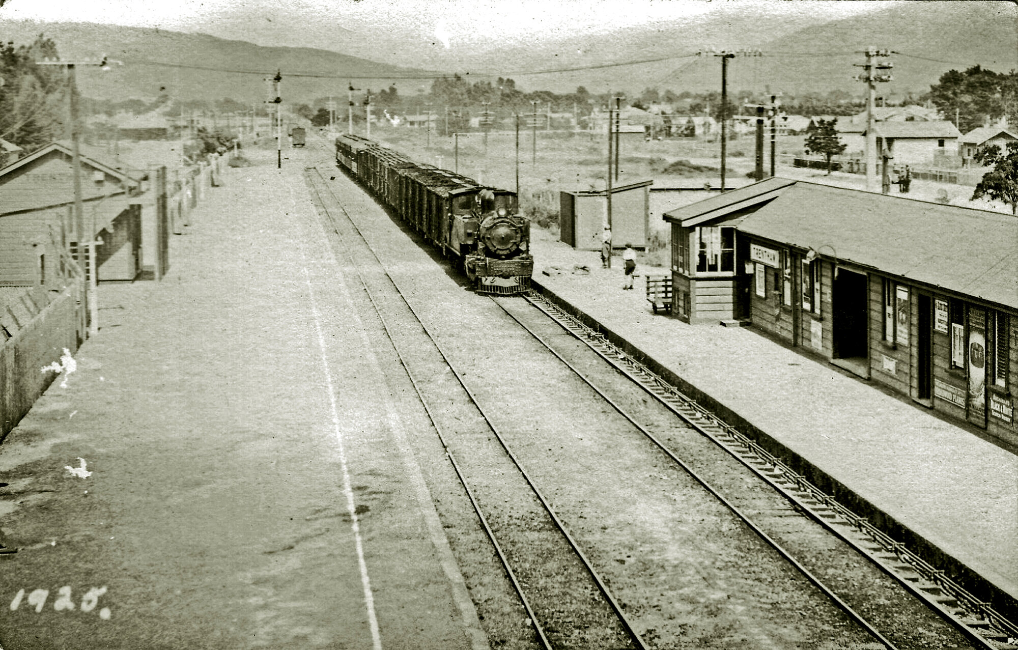 Trentham Railway Station, 1925