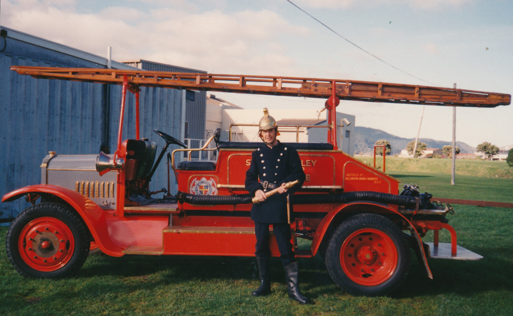 Silverstream Volunteer Fire Brigade collection; 1926 engine; Lower Hutt Vintage Car Club.