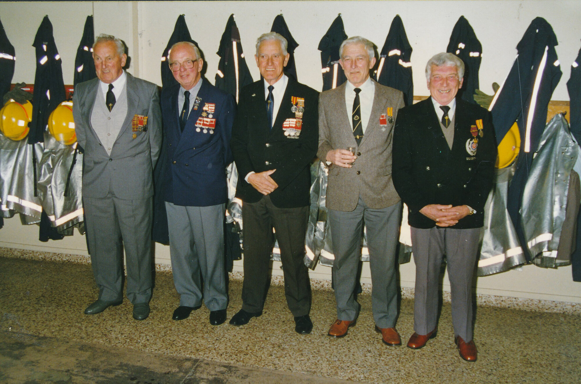 Silverstream Volunteer Fire Brigade group, 1991 AGM