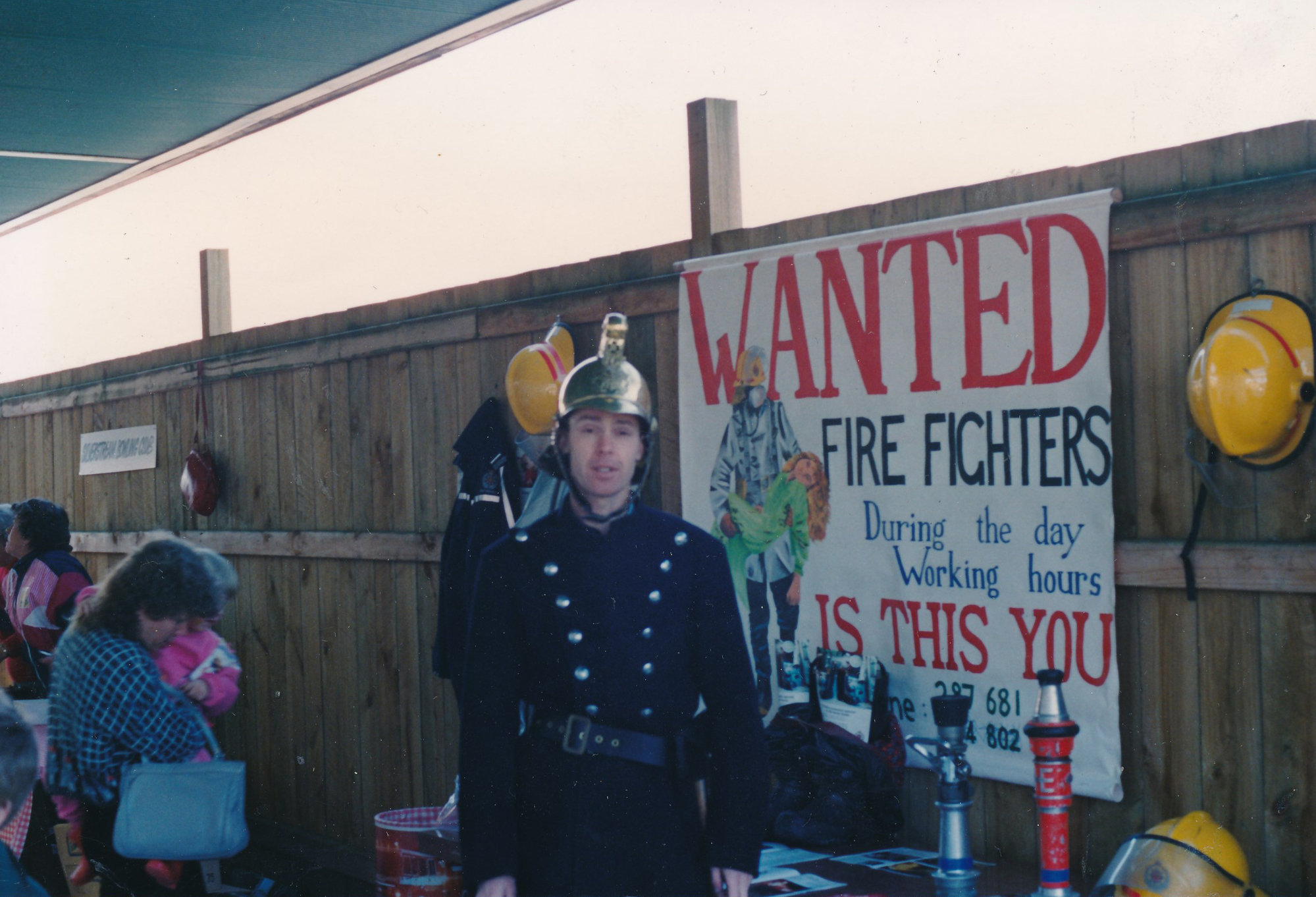 Silverstream Volunteer Fire Brigade recruiting during a shopping gala